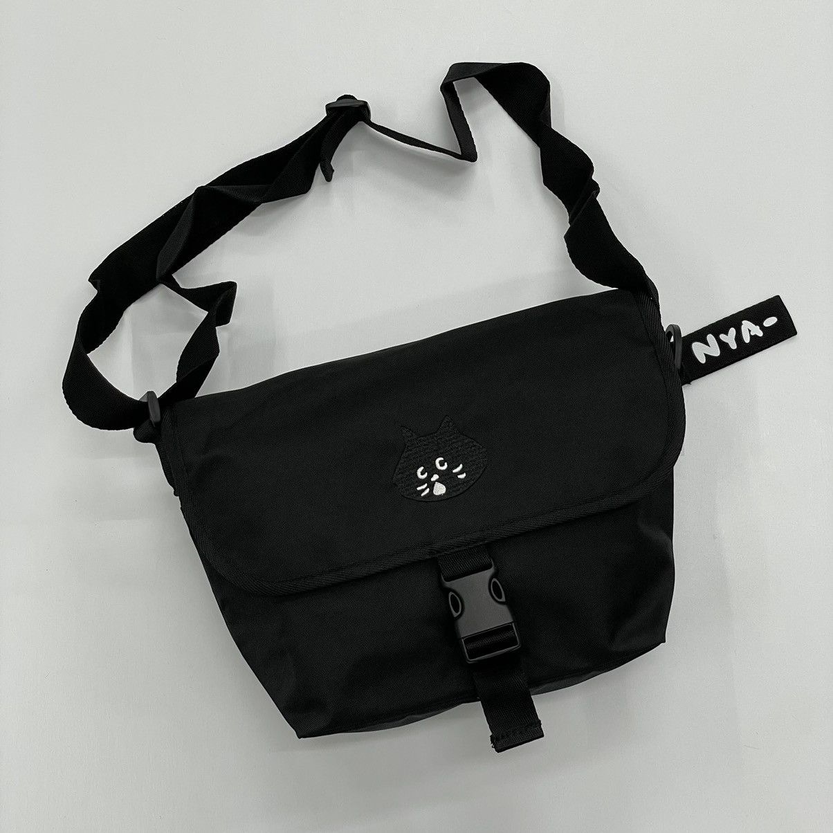 Issey Miyake Ne-Net Nenet Sling Shoulder Bag Black Rare Japan Designer Size ONE SIZE - 2 Thumbnail