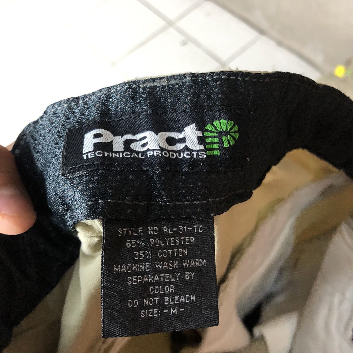 Japanese Brand Pract Cream Multipocket utility Cargo Pants #3425 Size US 32 / EU 48 - 13 Thumbnail