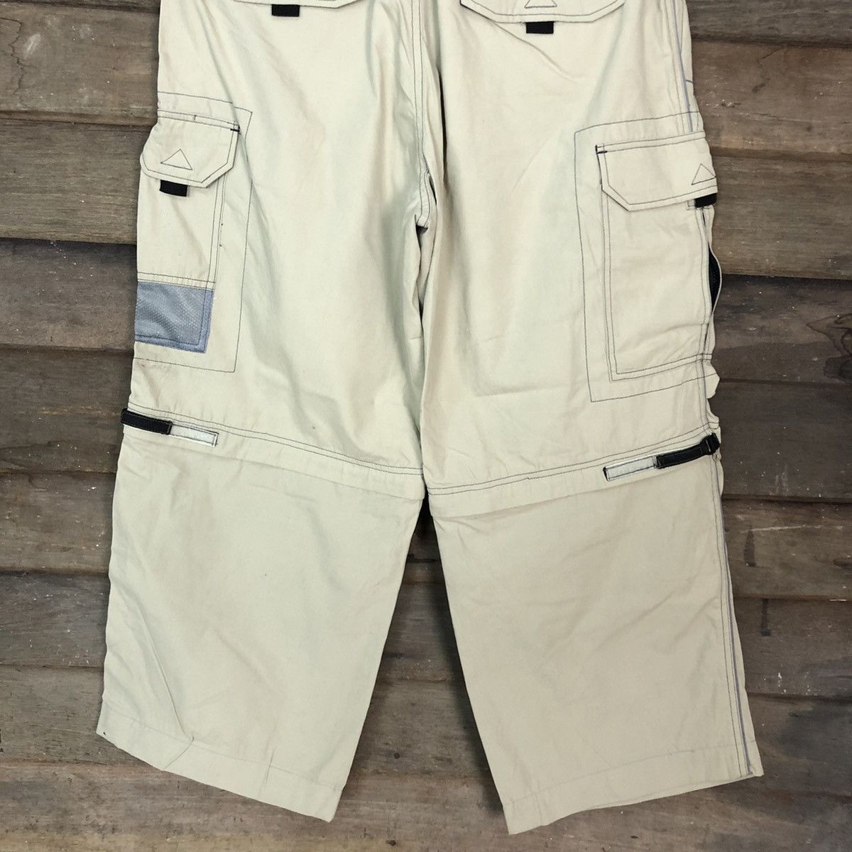Japanese Brand Pract Cream Multipocket utility Cargo Pants #3425 Size US 32 / EU 48 - 12 Thumbnail