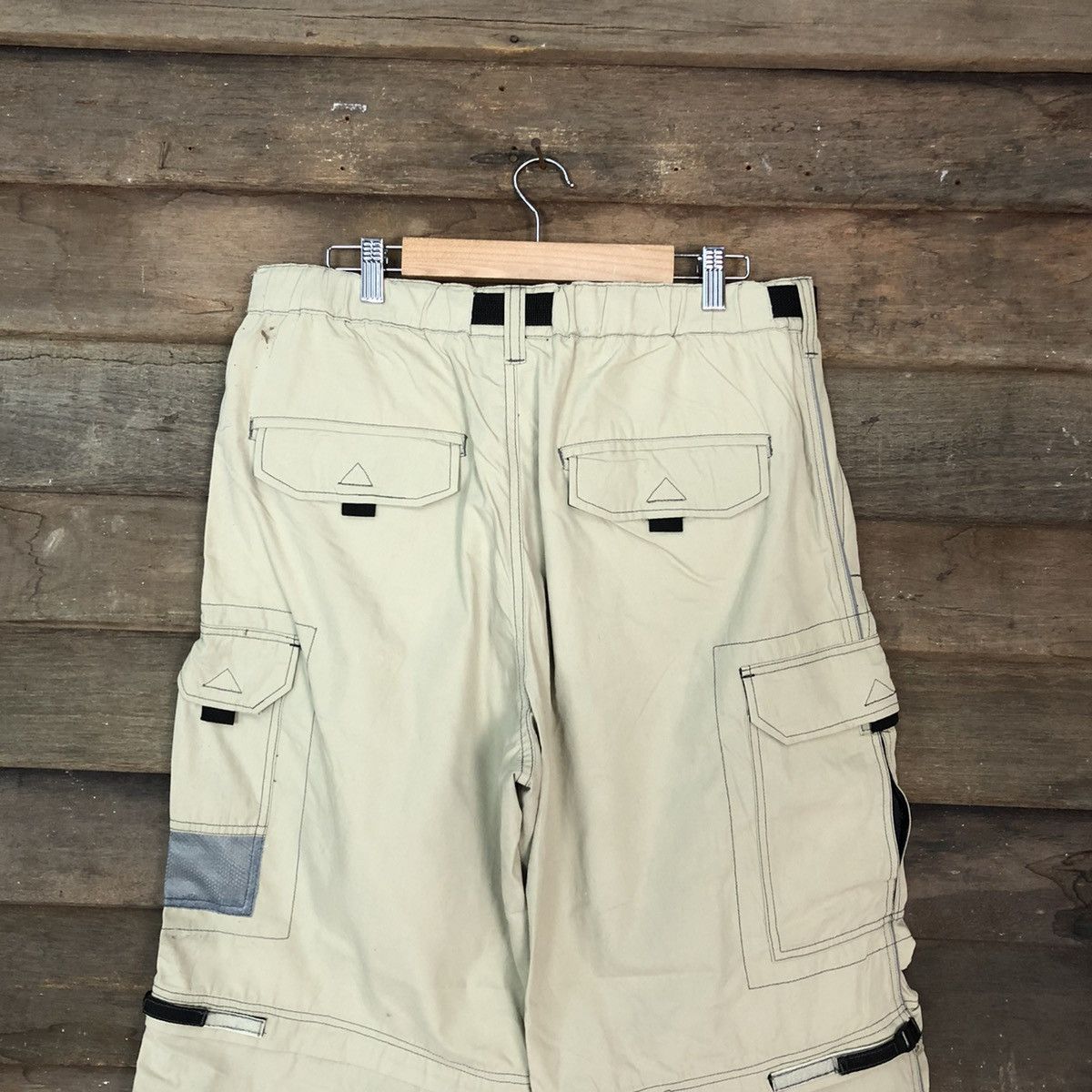 Japanese Brand Pract Cream Multipocket utility Cargo Pants #3425 Size US 32 / EU 48 - 11 Thumbnail