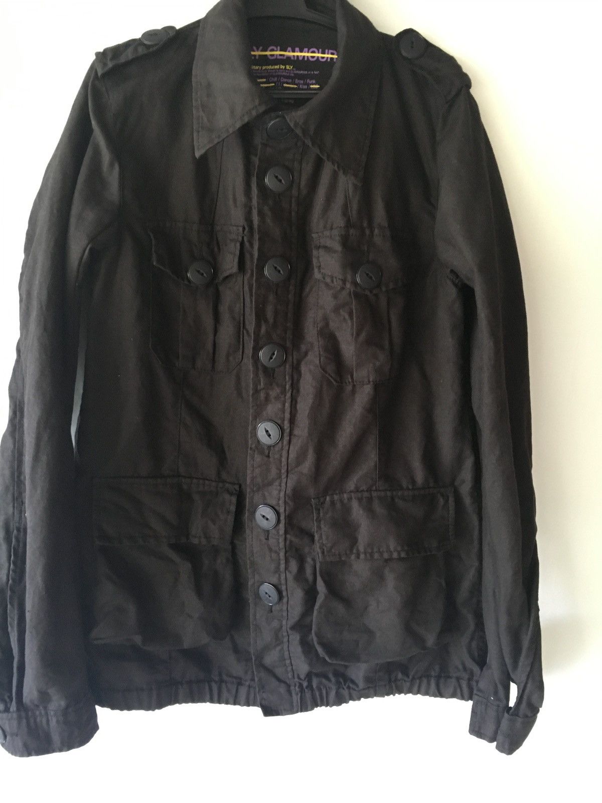 Japanese Brand SLY GLAMOUR BLACK SIZE XS JACKET JAPAN Size US XS / EU 42 / 0 - 3 Thumbnail