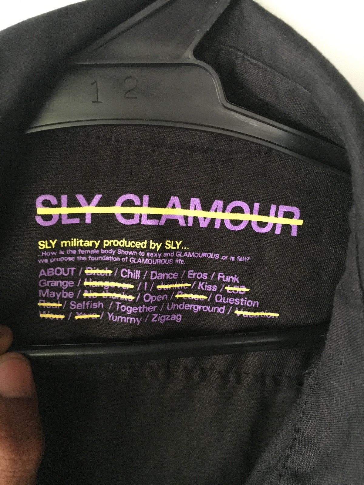 Japanese Brand SLY GLAMOUR BLACK SIZE XS JACKET JAPAN Size US XS / EU 42 / 0 - 4 Thumbnail