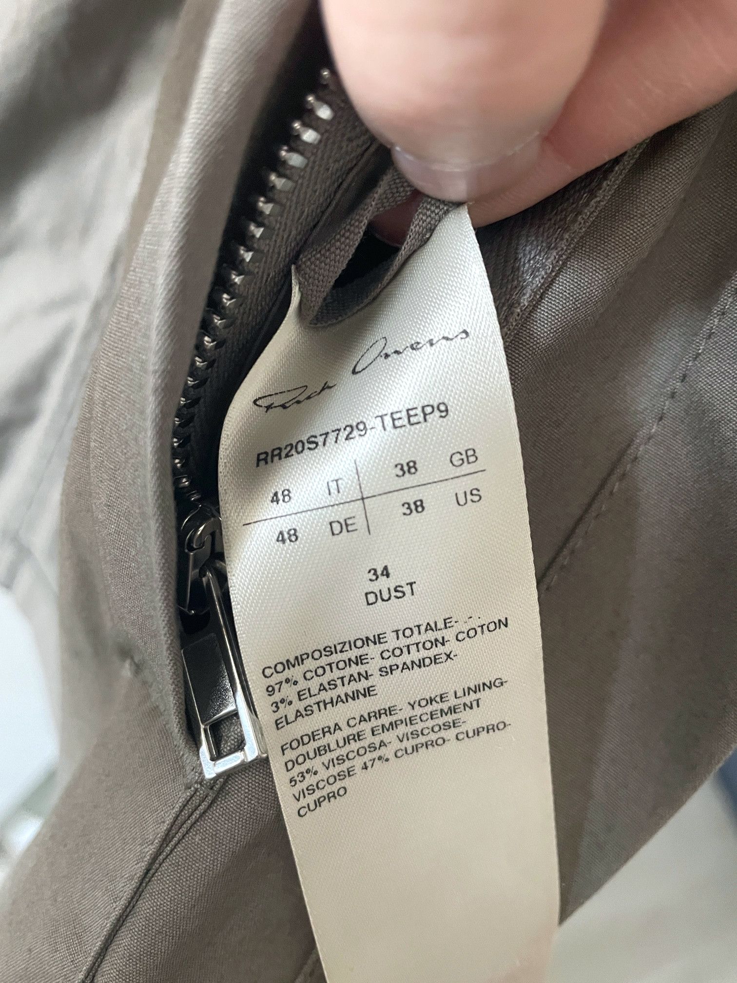 Rick Owens Tecuatl UFW Outershirt sz. 48 | Grailed