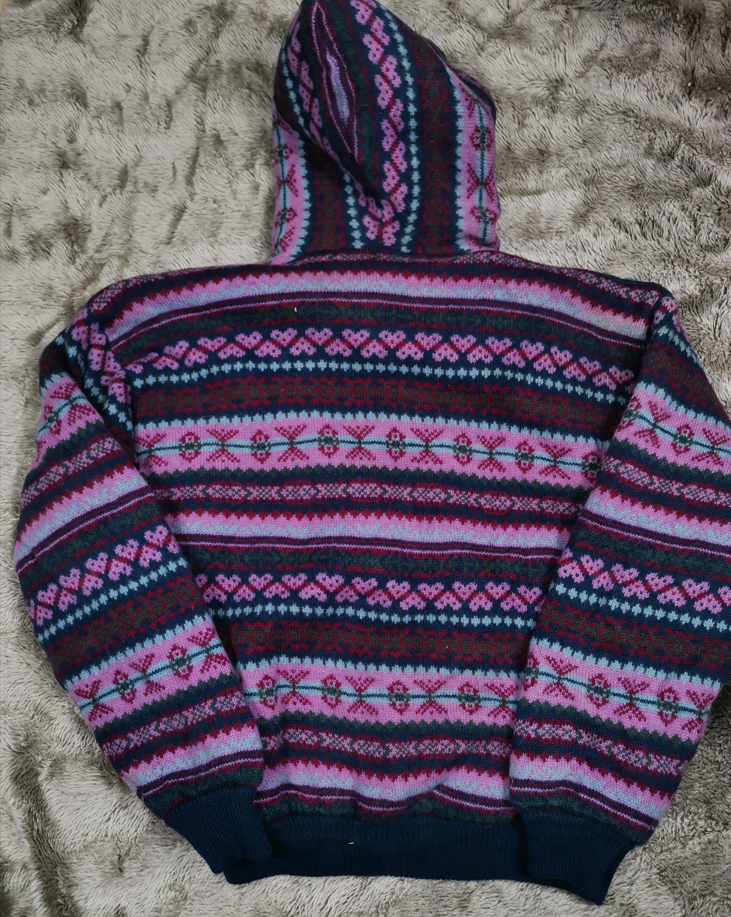 Japanese Brand Vintage Japanese Brand Navajo Art Knit Jacket Size US L / EU 52-54 / 3 - 3 Thumbnail