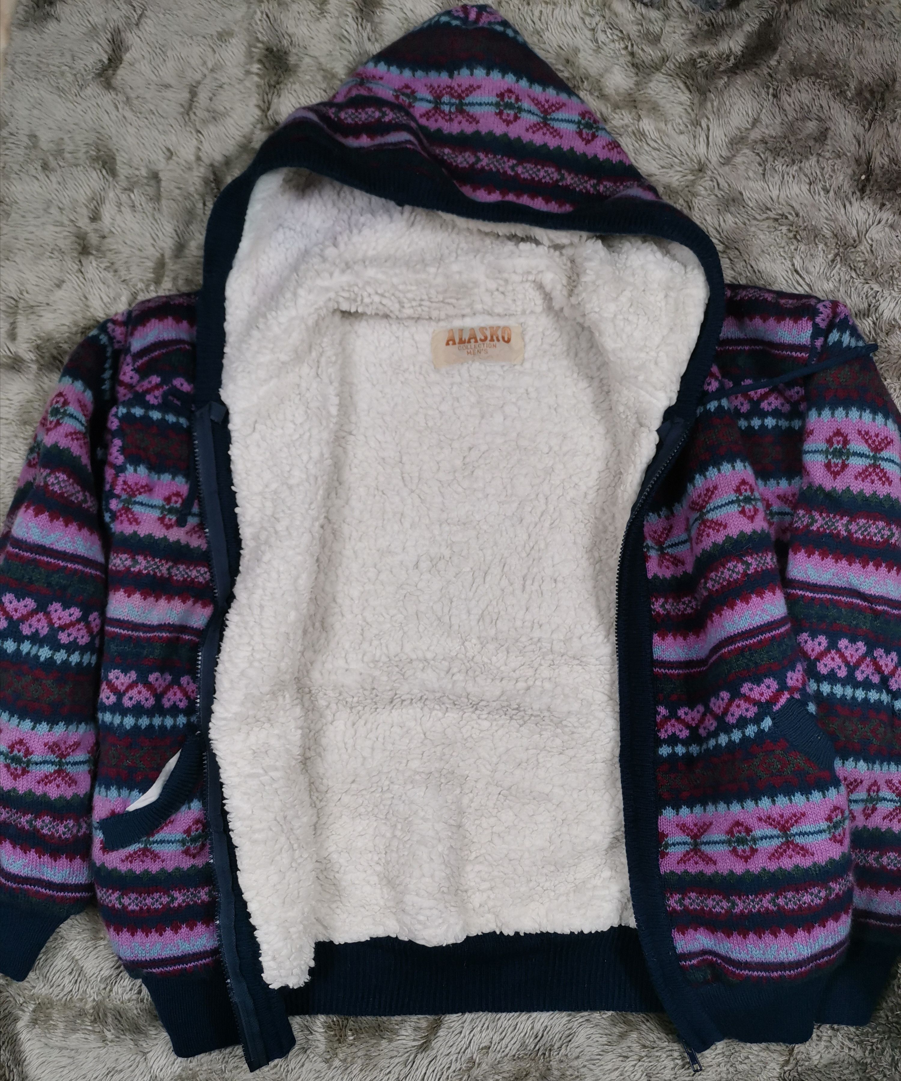 Japanese Brand Vintage Japanese Brand Navajo Art Knit Jacket Size US L / EU 52-54 / 3 - 2 Thumbnail