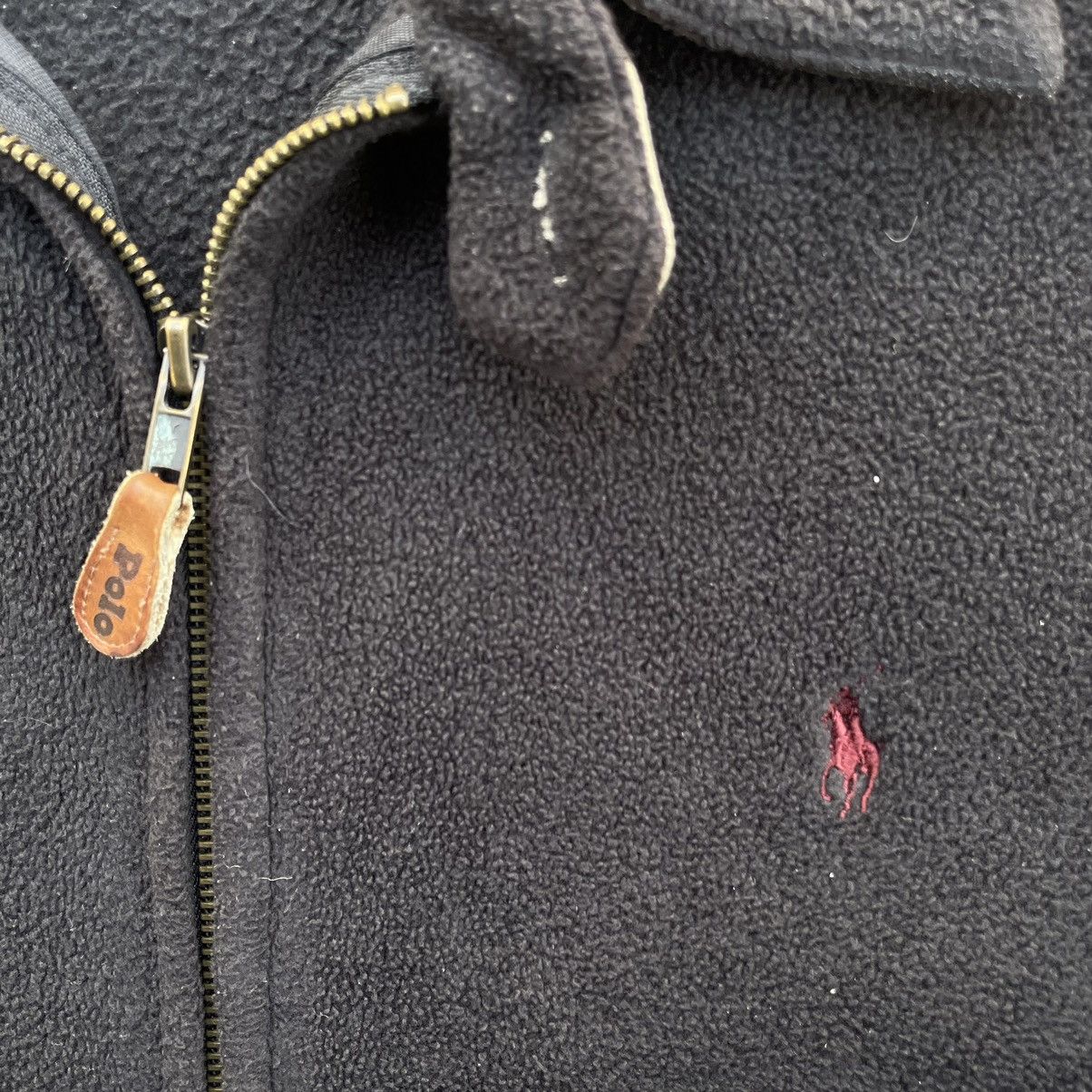 Polo Ralph Lauren × Vintage 💥 90s Polo Ralph Lauren Fullzip Fleece Jacket Size US L / EU 52-54 / 3 - 6 Thumbnail