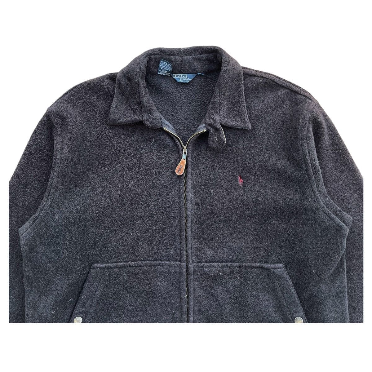 Polo Ralph Lauren × Vintage 💥 90s Polo Ralph Lauren Fullzip Fleece Jacket Size US L / EU 52-54 / 3 - 4 Thumbnail