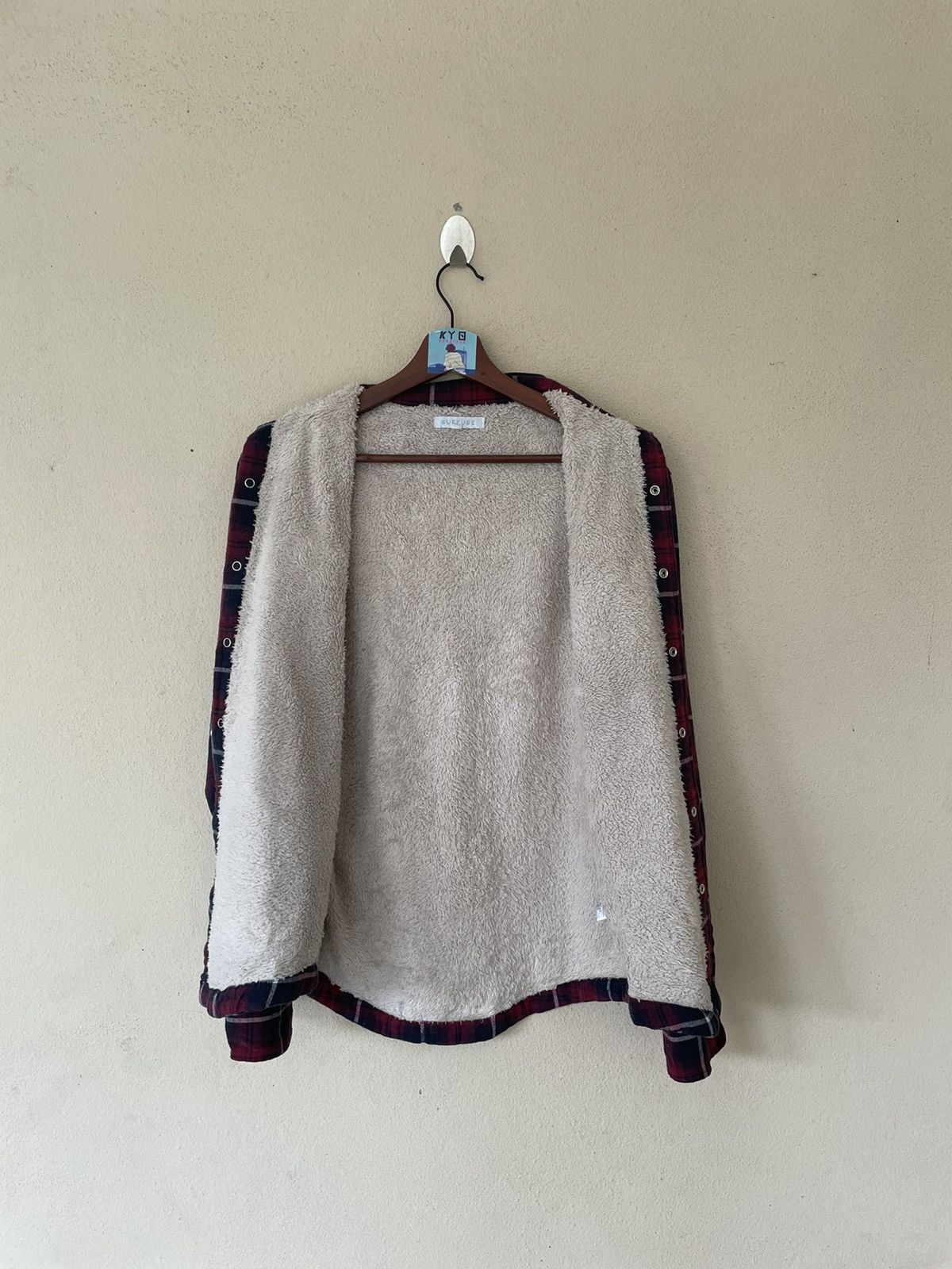 Flannel × Japanese Brand SUFFUSE PEARL BUTTON SNAP SHEARLING FLANNEL Size US M / EU 48-50 / 2 - 7 Thumbnail