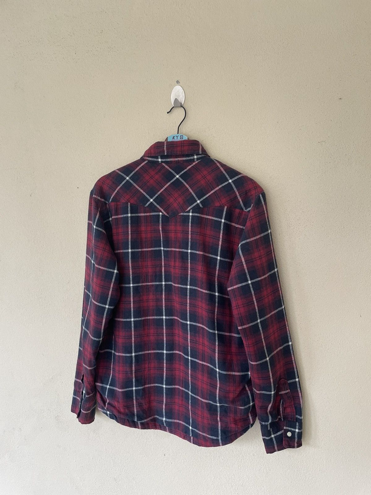Flannel × Japanese Brand SUFFUSE PEARL BUTTON SNAP SHEARLING FLANNEL Size US M / EU 48-50 / 2 - 5 Thumbnail
