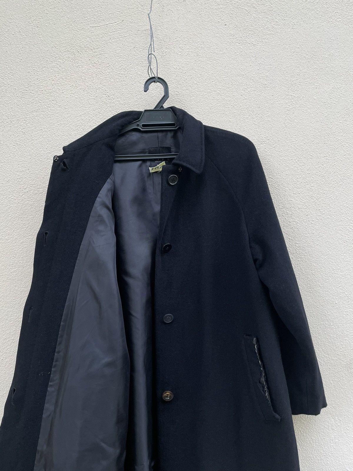 Designer × Japanese Brand × Vintage VINTAGE ATSURO TAYAMA LONG BLACK JACKET Size US M / EU 48-50 / 2 - 7 Thumbnail