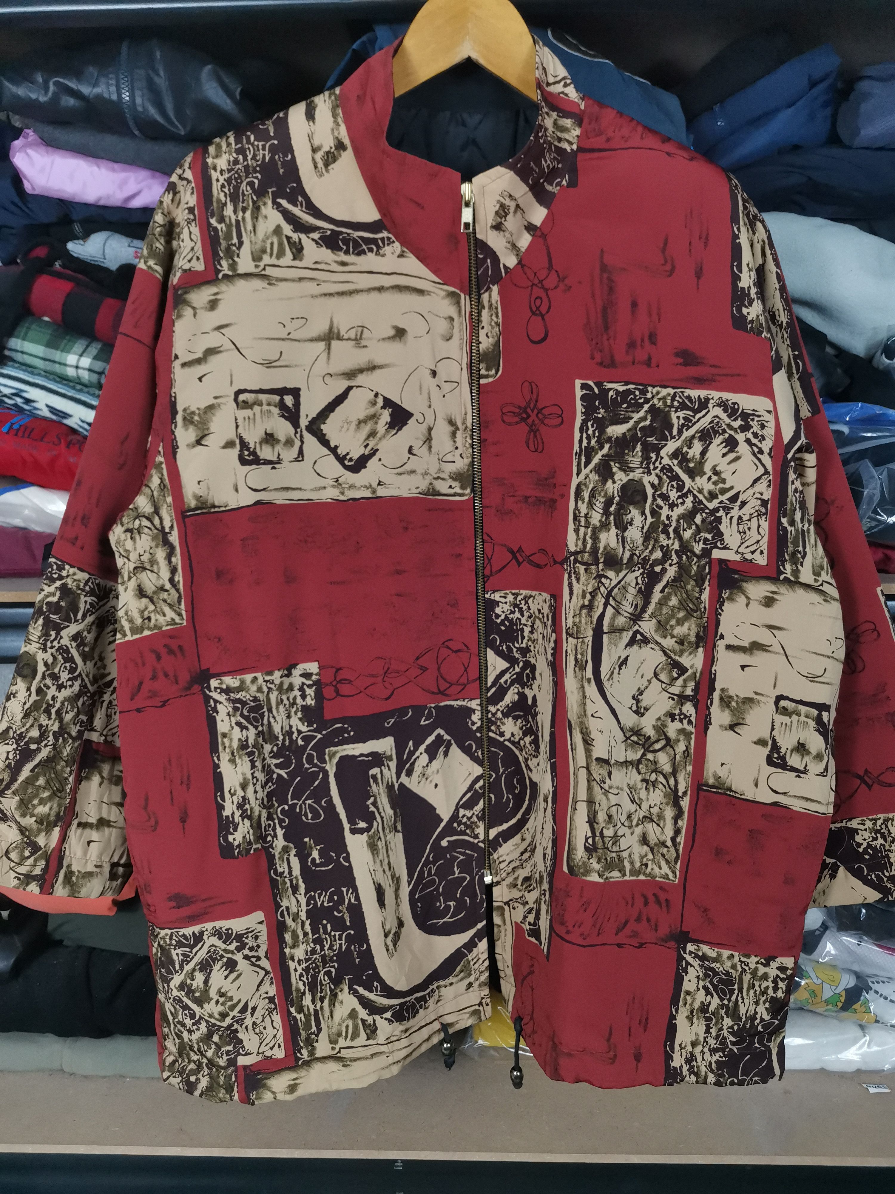 Japanese Brand Vintage Japanese Brand Art Fullprint Jacket Size US L / EU 52-54 / 3 - 1 Thumbnail