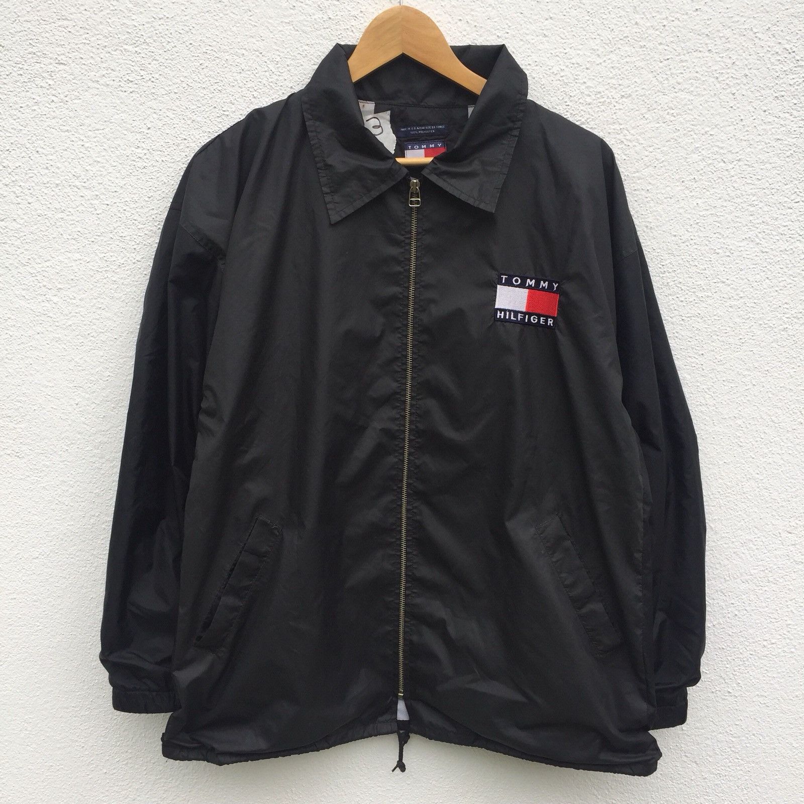 Tommy Hilfiger Vintage 90s Tommy Hilfiger Big Logo Coach Jacket Size US L / EU 52-54 / 3 - 2 Thumbnail
