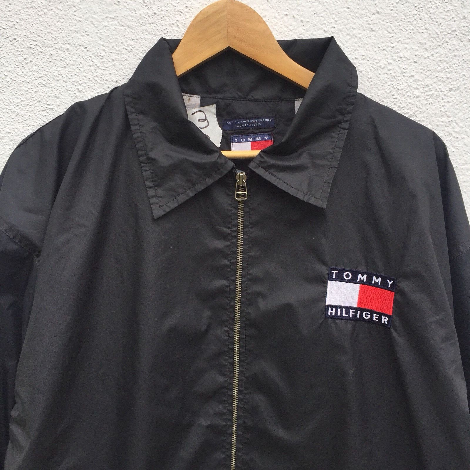 Tommy Hilfiger Vintage 90s Tommy Hilfiger Big Logo Coach Jacket Size US L / EU 52-54 / 3 - 3 Thumbnail