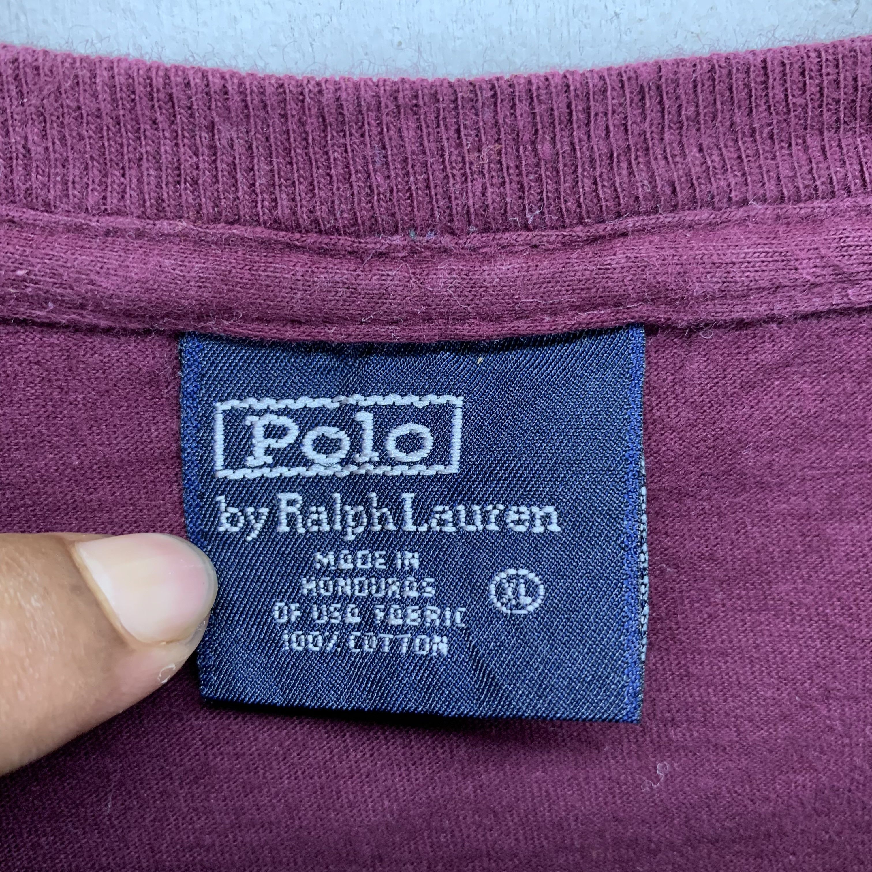 Polo Ralph Lauren Polo Ralph Lauren Magenta Purple Tees #3396-54 Size US XL / EU 56 / 4 - 3 Thumbnail
