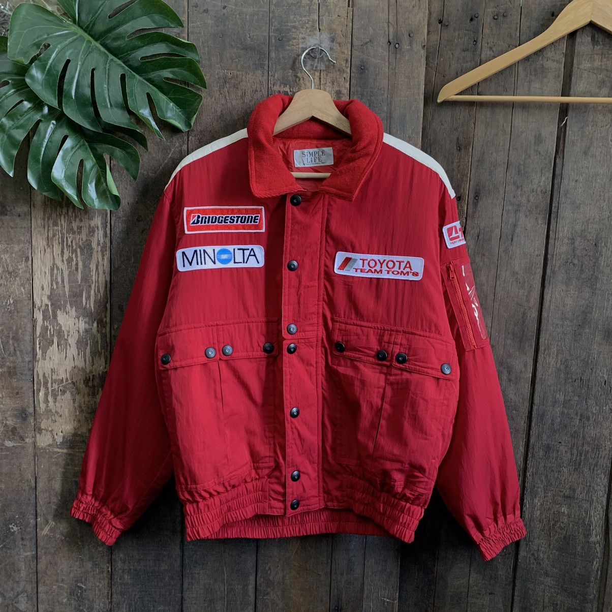 Vintage Vintage Toyota Team Tom’s bomber jacket Size US L / EU 52-54 / 3 - 1 Thumbnail