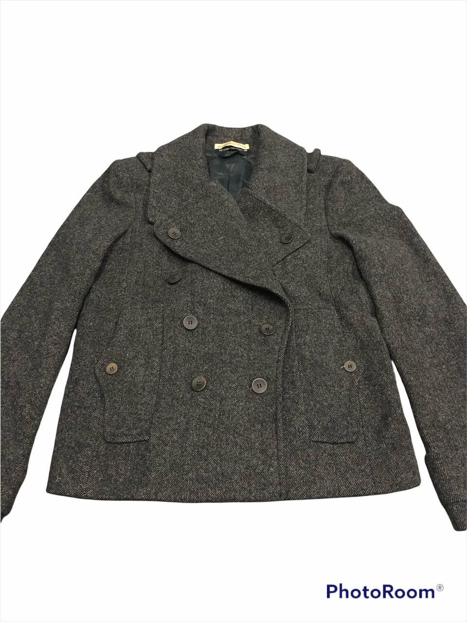 Comme des Garcons Rare🔥Wool Jacket Hourglass Balenciaga x 10 corso como Size US M / EU 48-50 / 2 - 7 Thumbnail