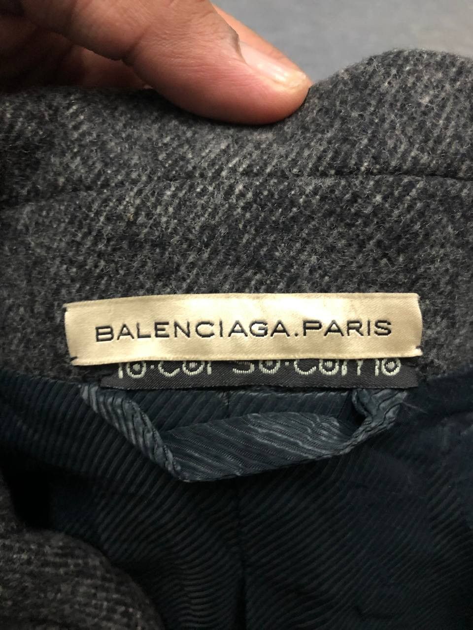 Comme des Garcons Rare🔥Wool Jacket Hourglass Balenciaga x 10 corso como Size US M / EU 48-50 / 2 - 12 Thumbnail
