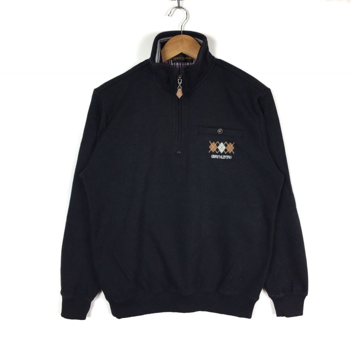 Vintage GIANNI VALENTINO ITALY SWEATSHIRT Size US M / EU 48-50 / 2 - 1 Thumbnail