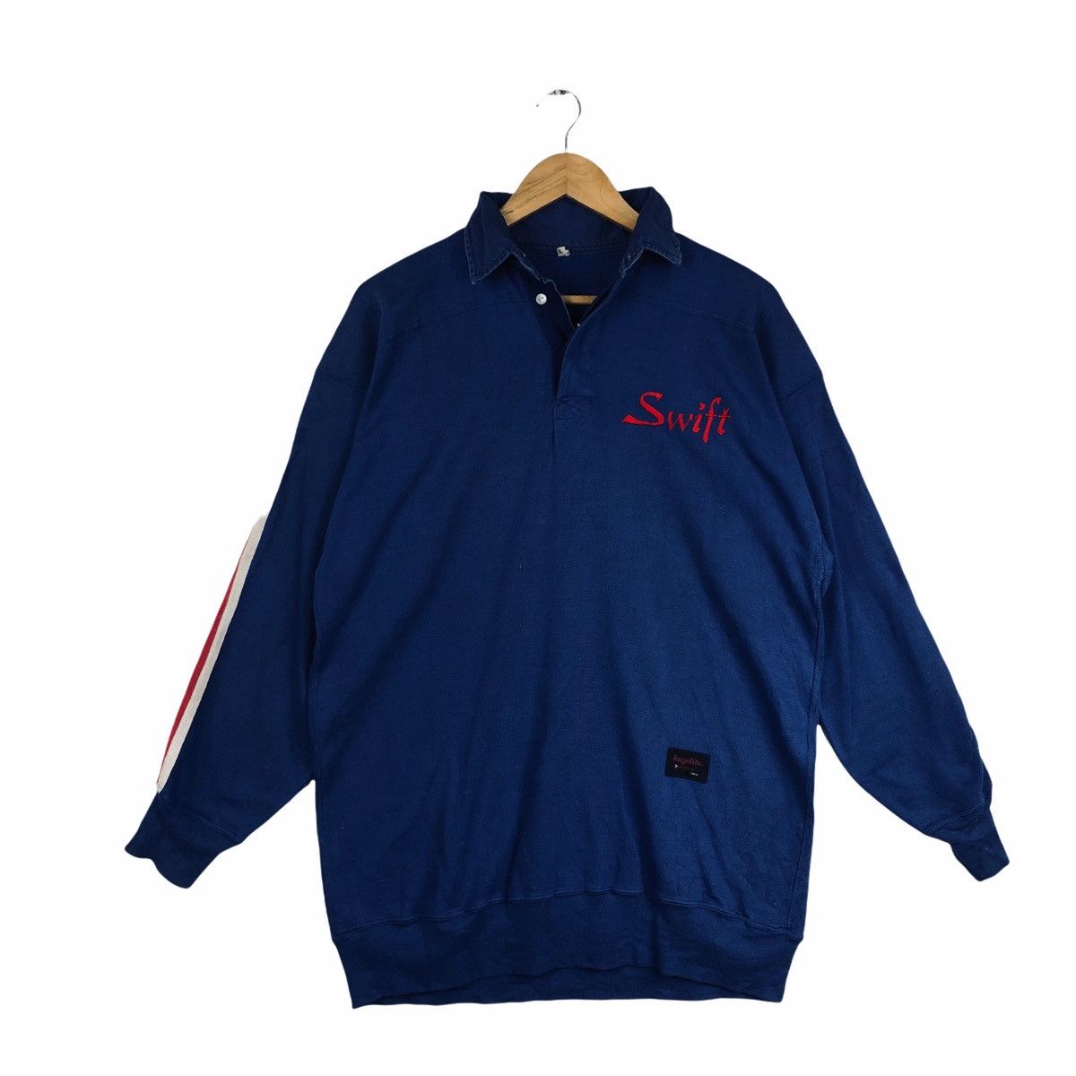 Vintage Vintage Rugby switf Sweatshirt Casual Jumper sportwear Size US L / EU 52-54 / 3 - 1 Thumbnail