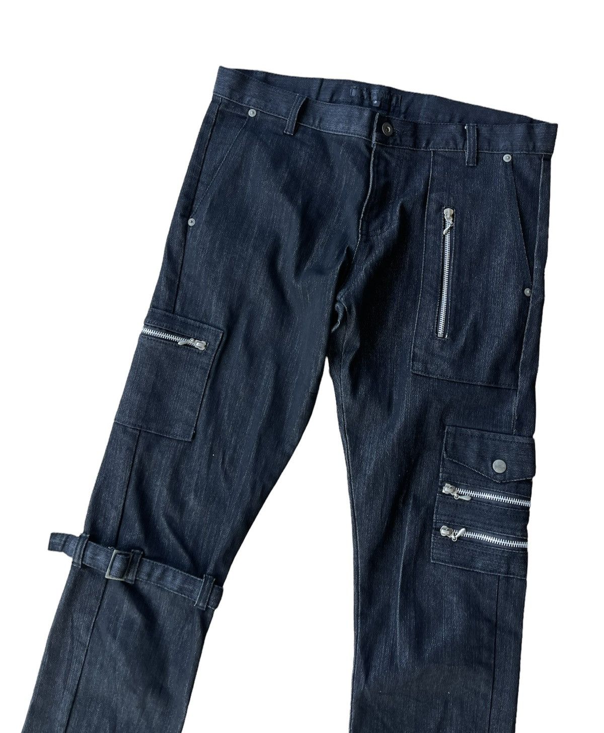 Japanese Brand × Seditionaries Vintage Bondage multi zipper skinny jeans Size US 34 / EU 50 - 3 Thumbnail