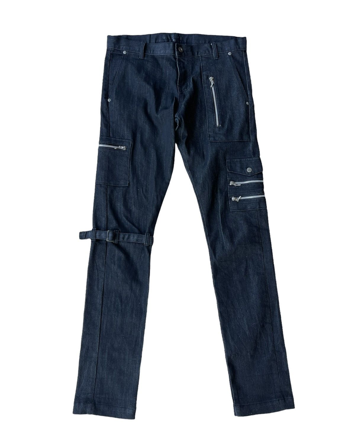 Japanese Brand × Seditionaries Vintage Bondage multi zipper skinny jeans Size US 34 / EU 50 - 1 Thumbnail