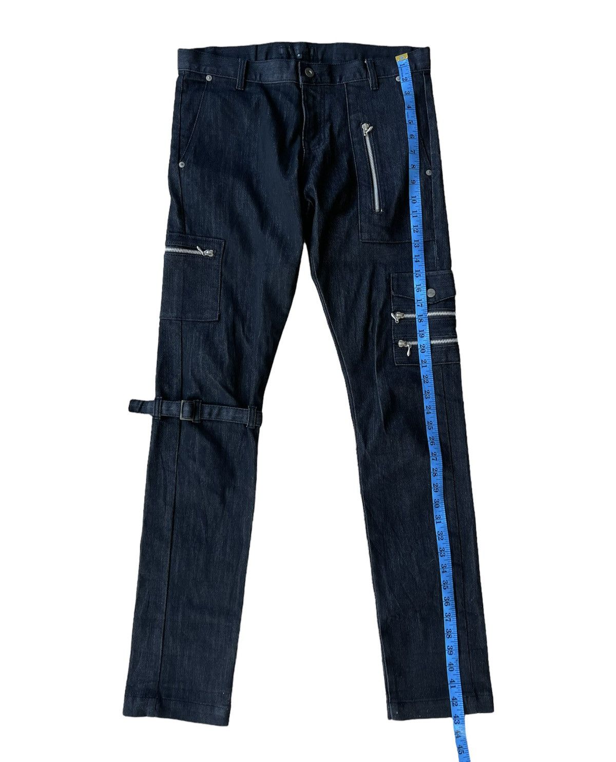 Japanese Brand × Seditionaries Vintage Bondage multi zipper skinny jeans Size US 34 / EU 50 - 9 Thumbnail