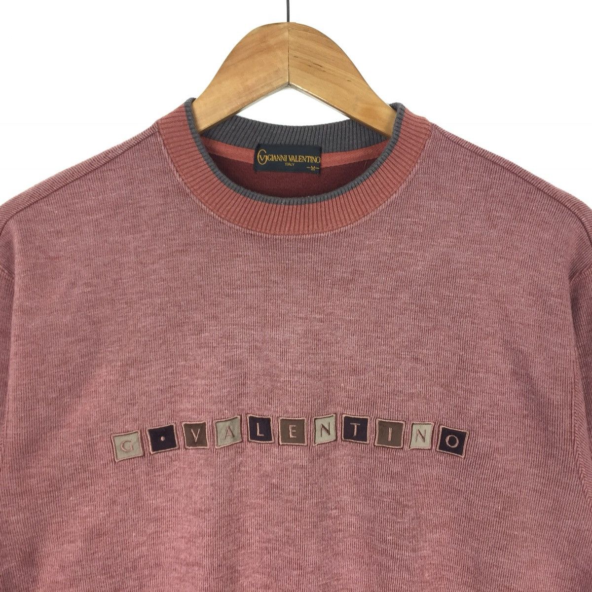 Vintage GIANNI VALENTINO ITALY SWEATSHIRT JUMPER Size US M / EU 48-50 / 2 - 2 Thumbnail