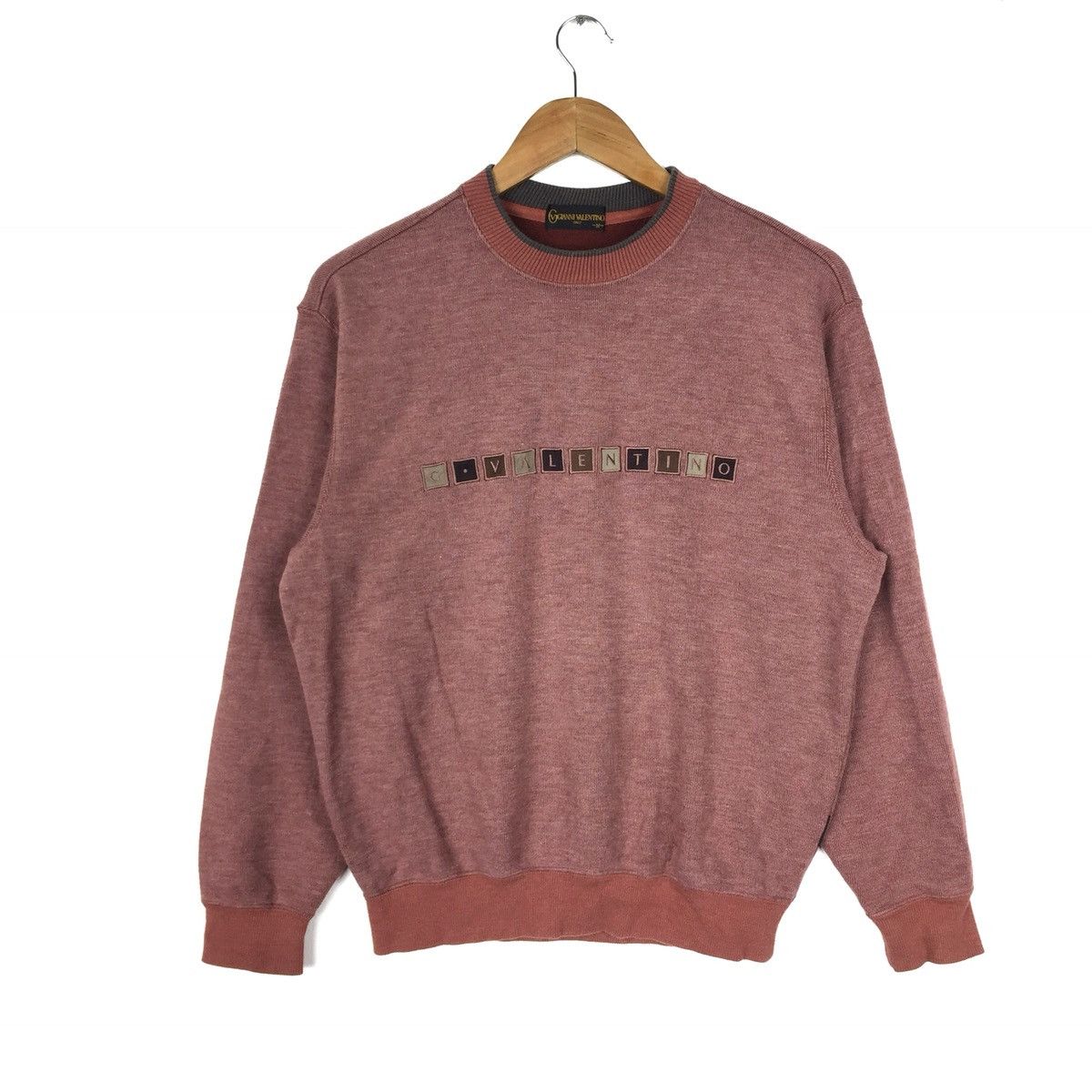 Vintage GIANNI VALENTINO ITALY SWEATSHIRT JUMPER Size US M / EU 48-50 / 2 - 1 Thumbnail