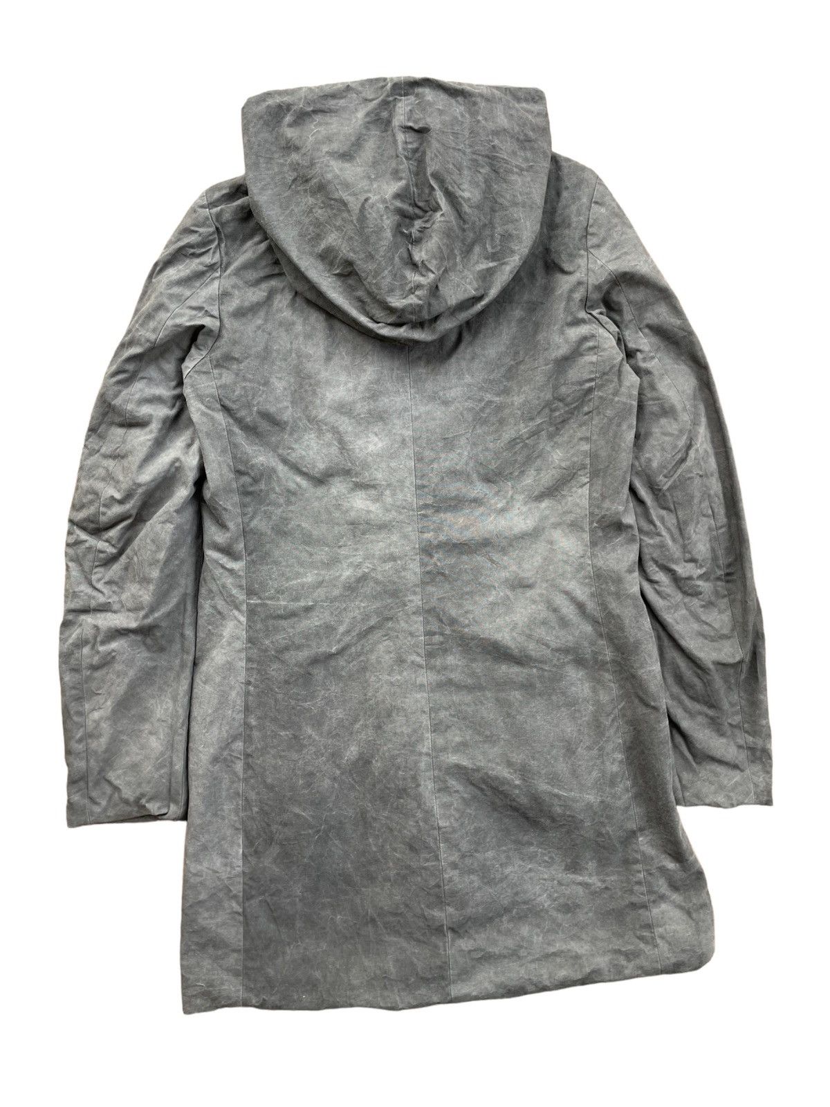 Carpe Diem × Poeme Bohemien SICK💥 POEME BOHEMAIN WASHED GREY LONG HOODIE JACKET Size US M / EU 48-50 / 2 - 7 Thumbnail