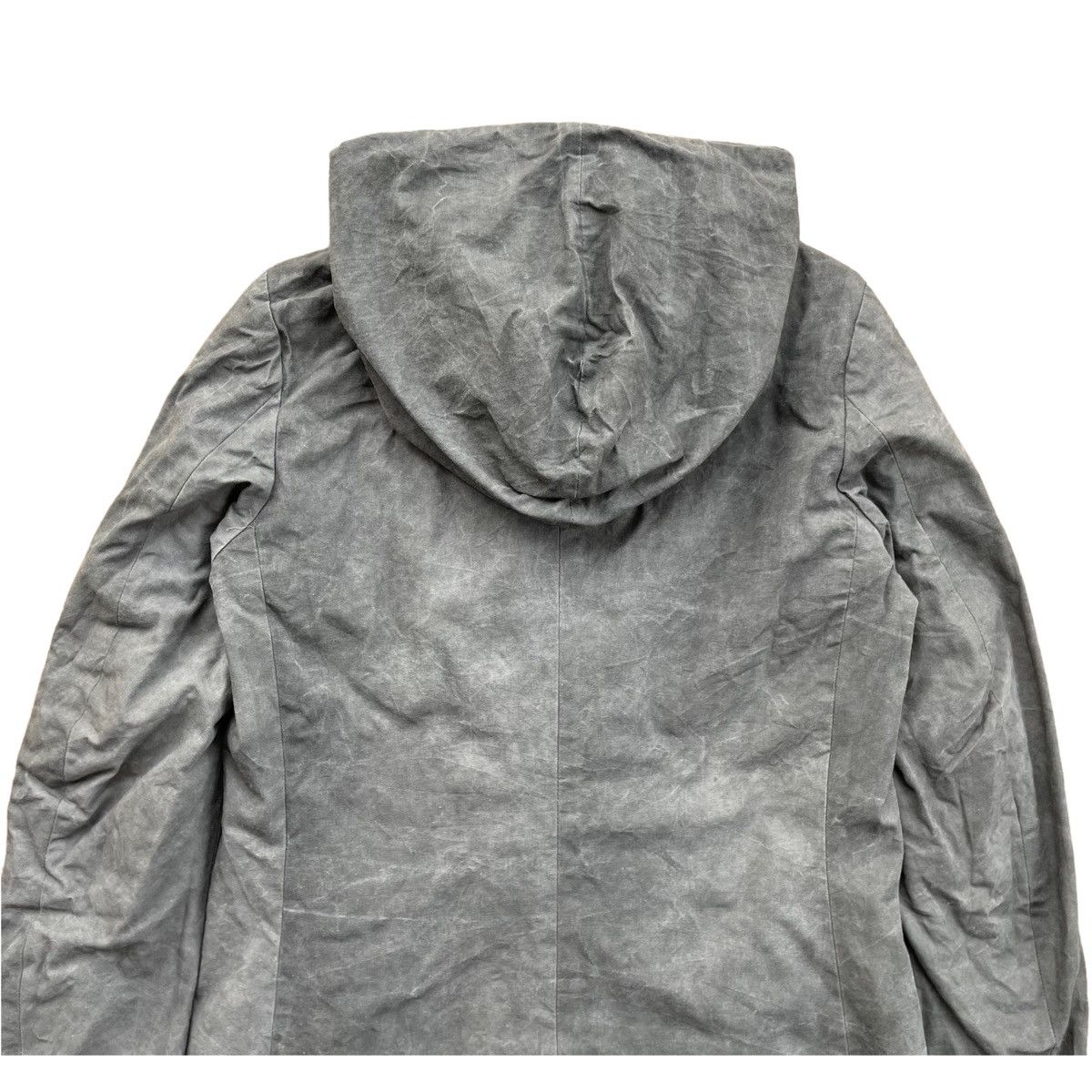 Carpe Diem × Poeme Bohemien SICK💥 POEME BOHEMAIN WASHED GREY LONG HOODIE JACKET Size US M / EU 48-50 / 2 - 8 Thumbnail