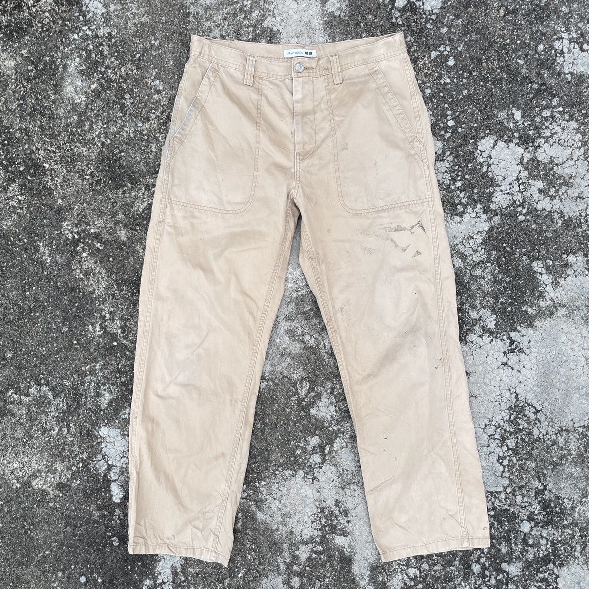 JW Anderson × Uniqlo Vintage JW Anderson X Uniqlo Double Knee Pants Size US 32 / EU 48 - 1 Thumbnail