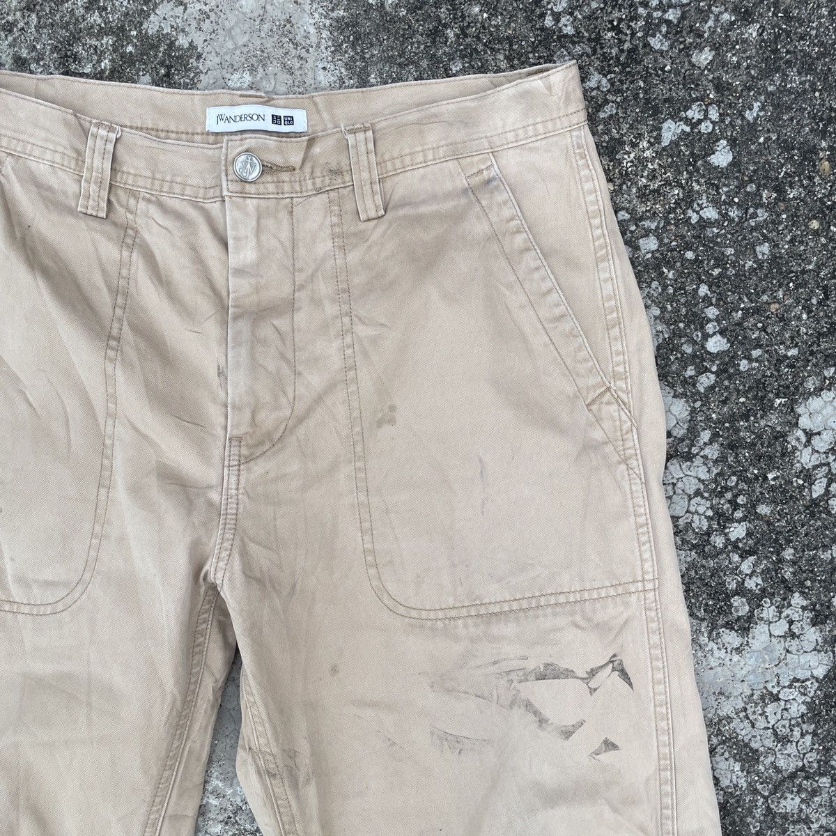 JW Anderson × Uniqlo Vintage JW Anderson X Uniqlo Double Knee Pants Size US 32 / EU 48 - 2 Thumbnail