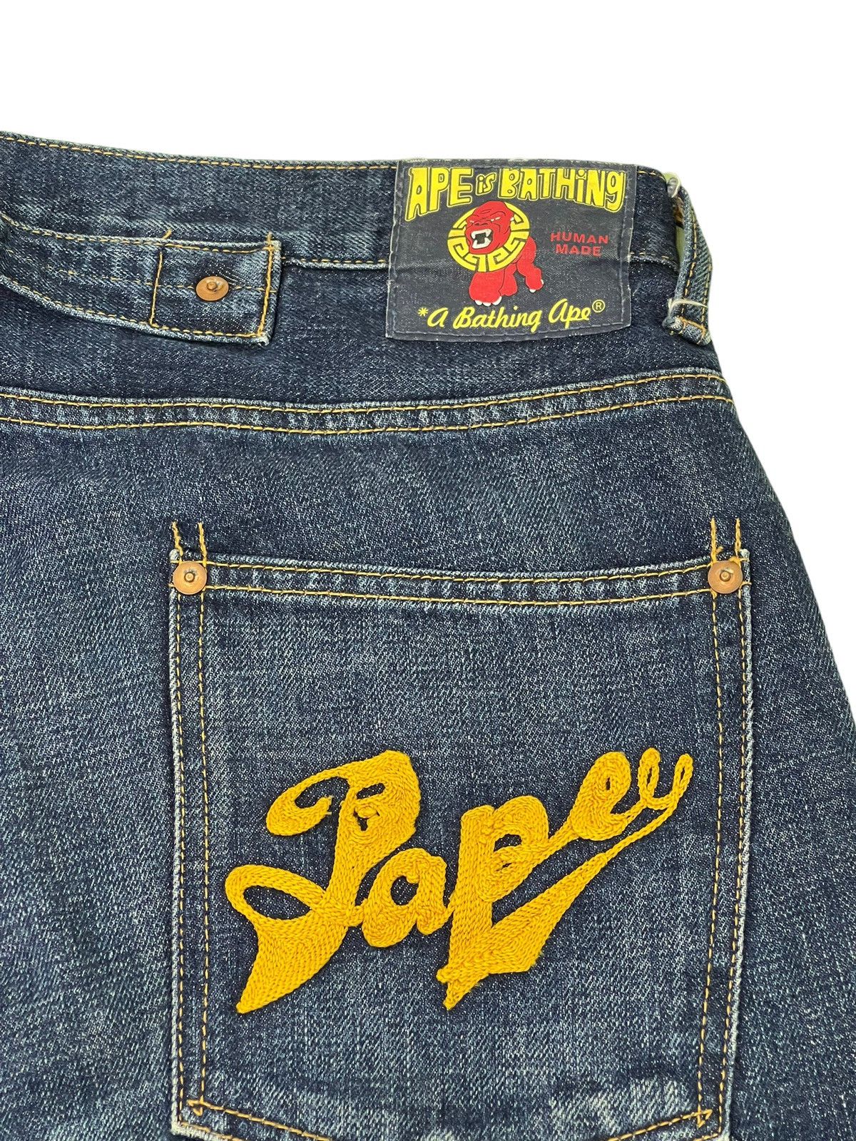 Bape Bape Embroidery Carpenter Denim Size US 36 / EU 52 - 10 Thumbnail