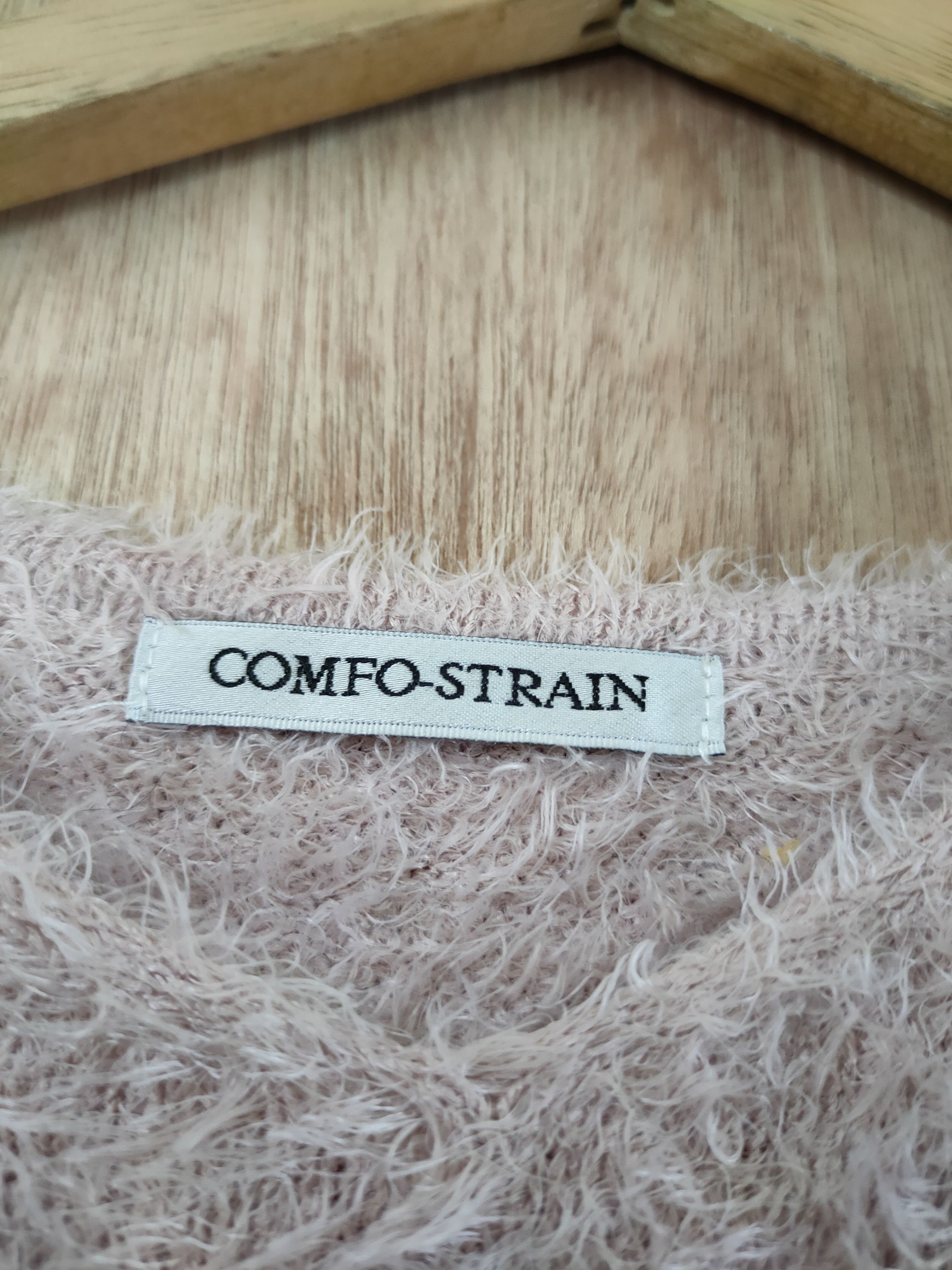Japanese Brand D Comfo Strain shag shaggy mohair soft fur knitwear #46-493 Size M / US 6-8 / IT 42-44 - 4 Thumbnail