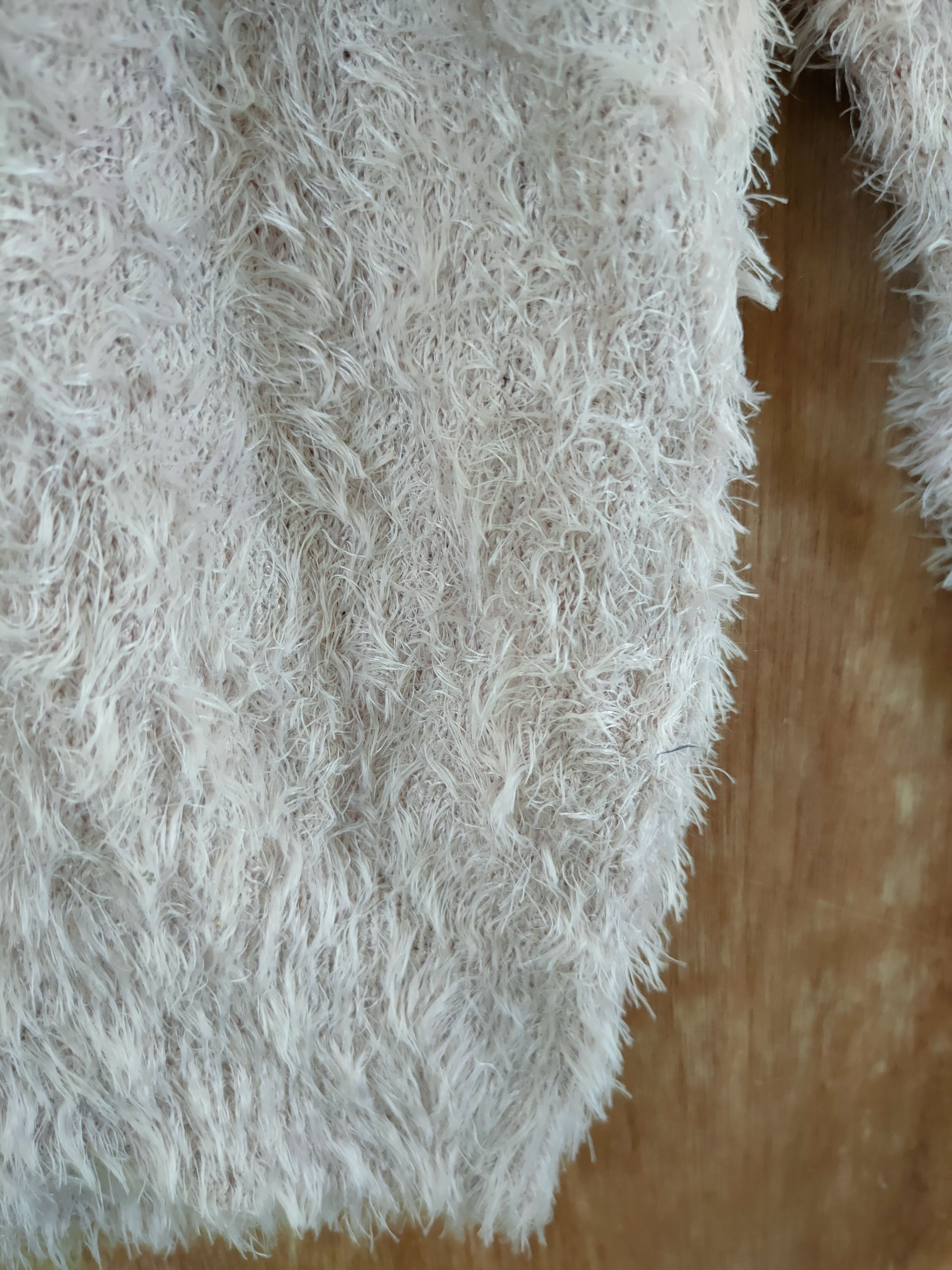 Japanese Brand D Comfo Strain shag shaggy mohair soft fur knitwear #46-493 Size M / US 6-8 / IT 42-44 - 5 Thumbnail