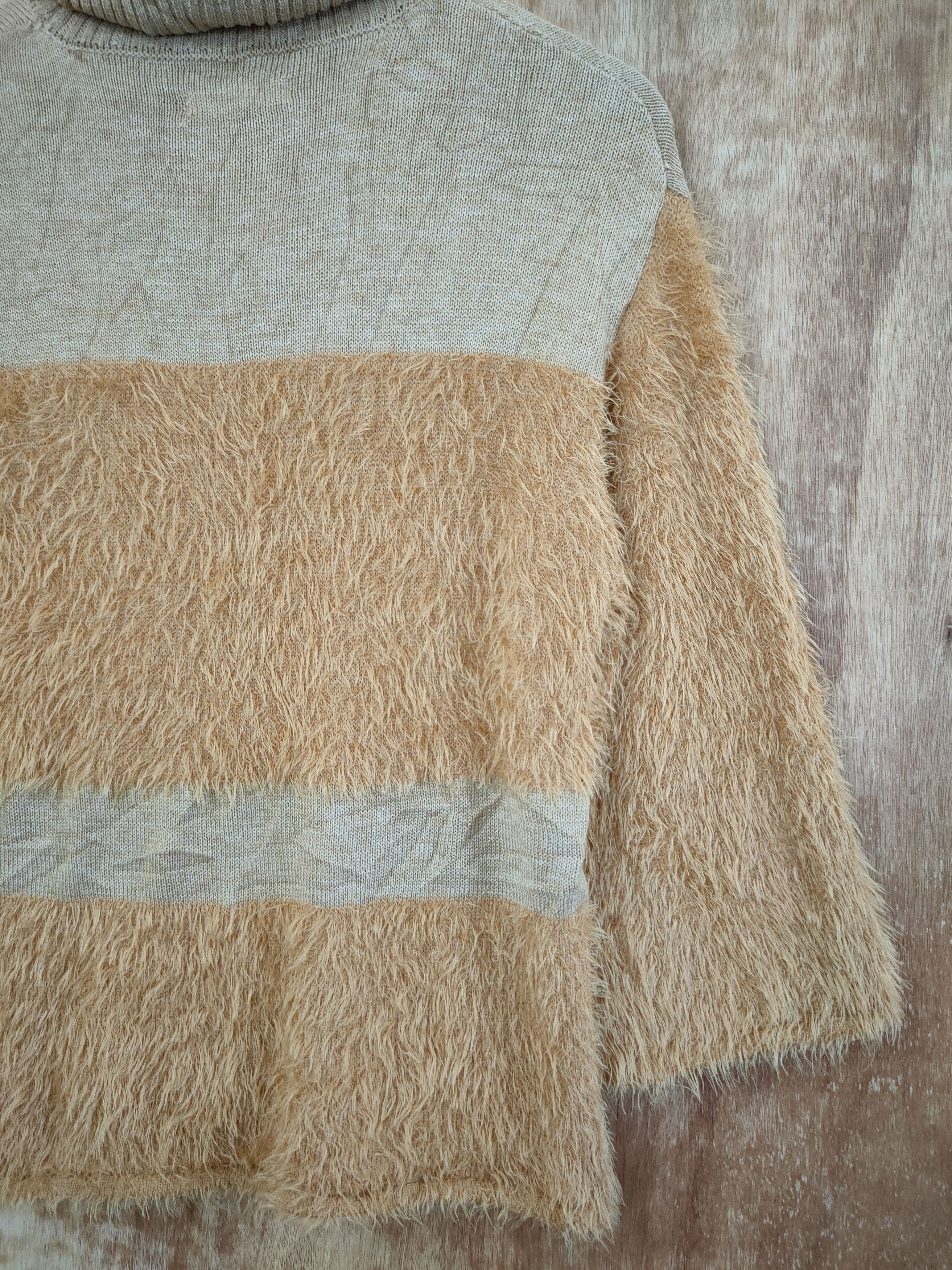 Aran Isles Knitwear DL Bou Jeloud mohair soft fur knitwear shag shaggy #46-446 Size US M / EU 48-50 / 2 - 3 Thumbnail