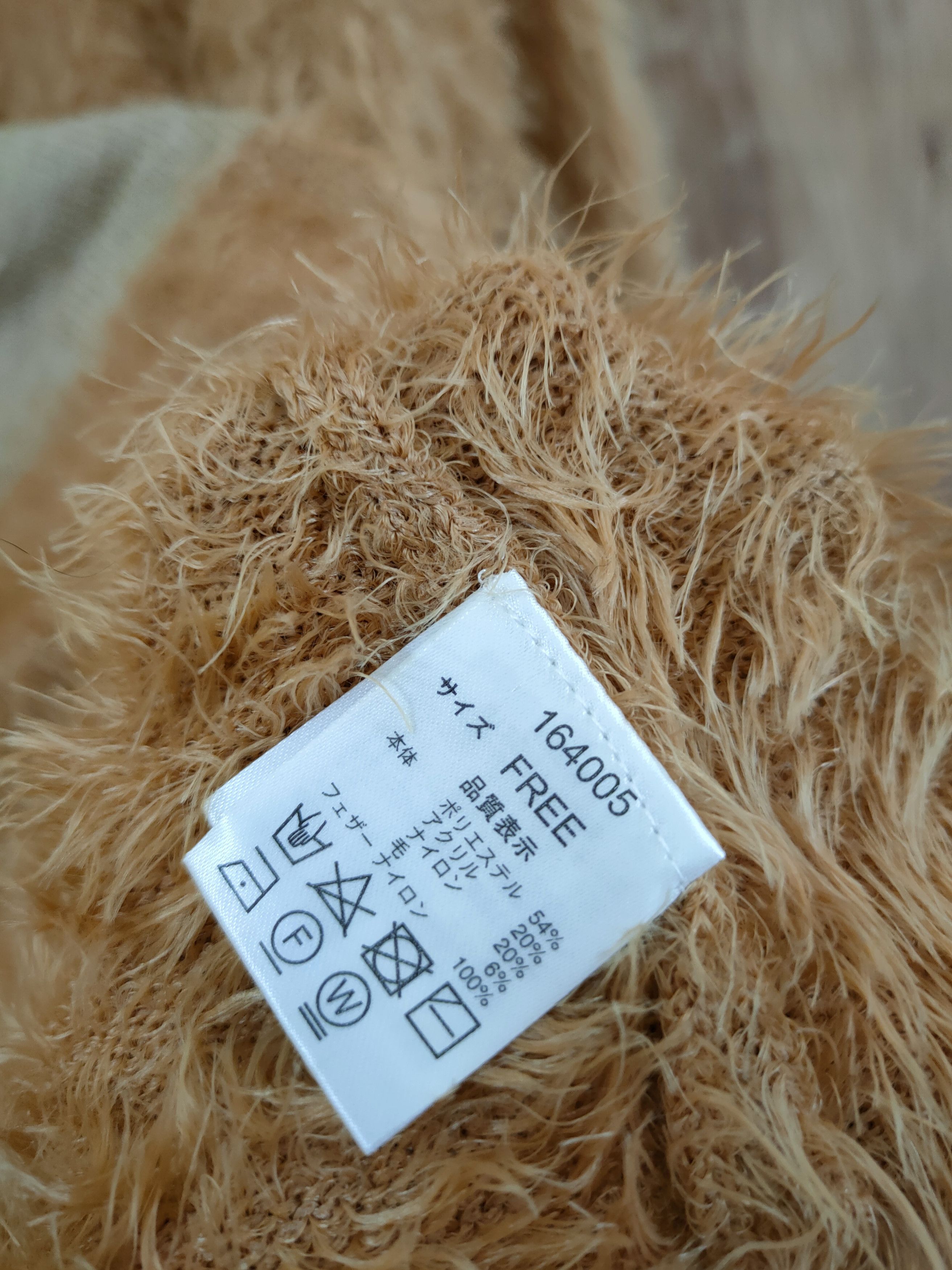 Aran Isles Knitwear DL Bou Jeloud mohair soft fur knitwear shag shaggy #46-446 Size US M / EU 48-50 / 2 - 8 Thumbnail