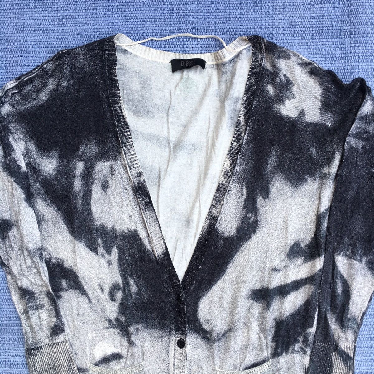 Diesel full printed cardigan Size US M / EU 48-50 / 2 - 2 Thumbnail