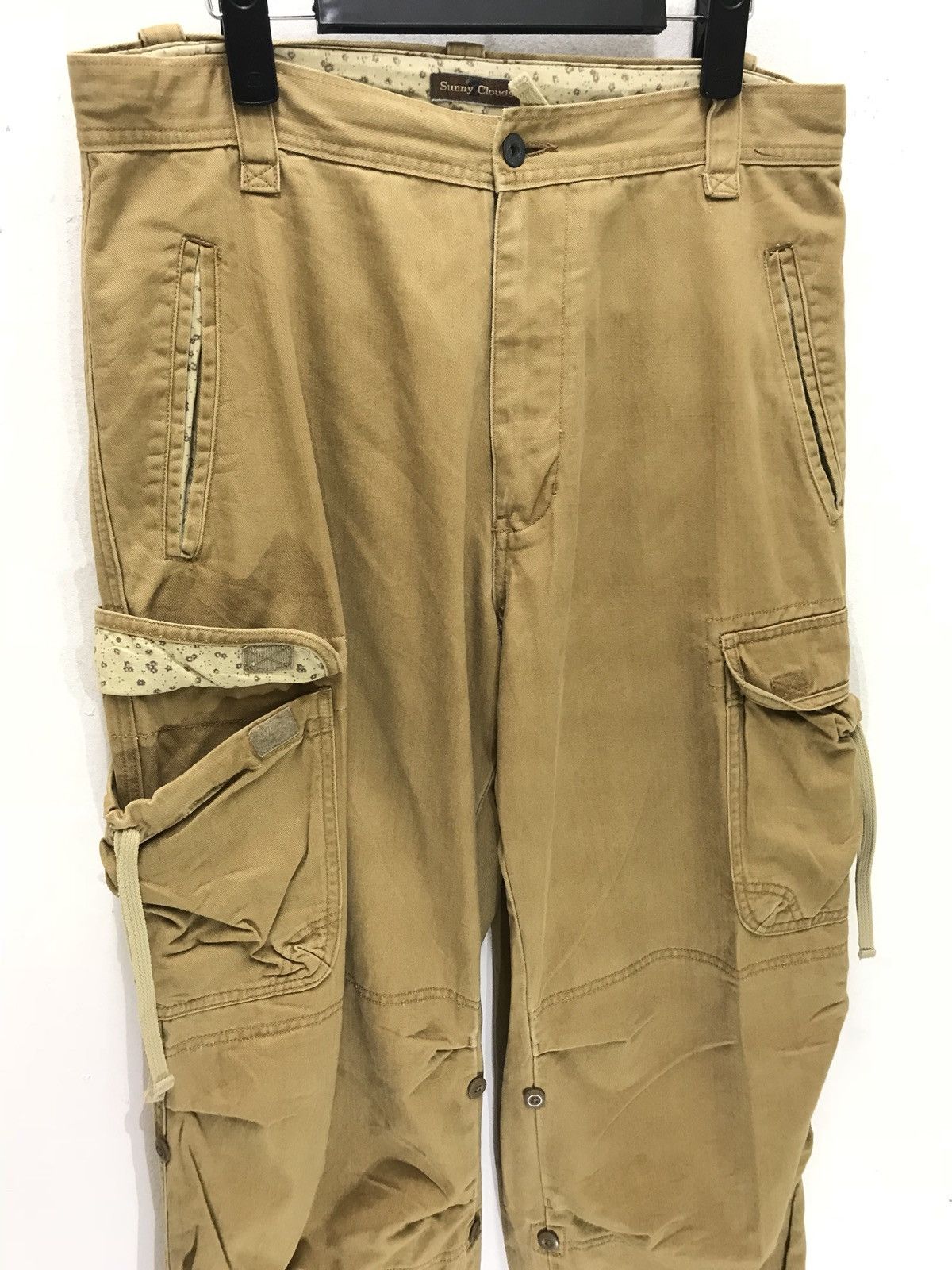 Japanese Brand Sunny Clouds Cargo Pant Baggy Wide Balloon Size US 33 - 4 Thumbnail