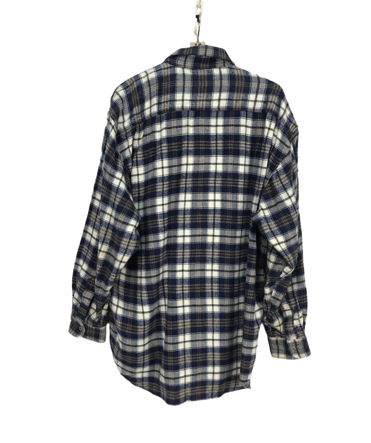 Flannel × Japanese Brand × Vintage Vintage penny worth wool flannel shirt Size US XL / EU 56 / 4 - 2 Thumbnail