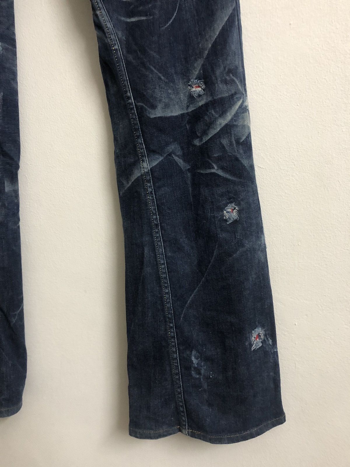 Diesel Awesome 🔥 Distressed Diesel Bootcut Denim Size US 31 - 6 Thumbnail