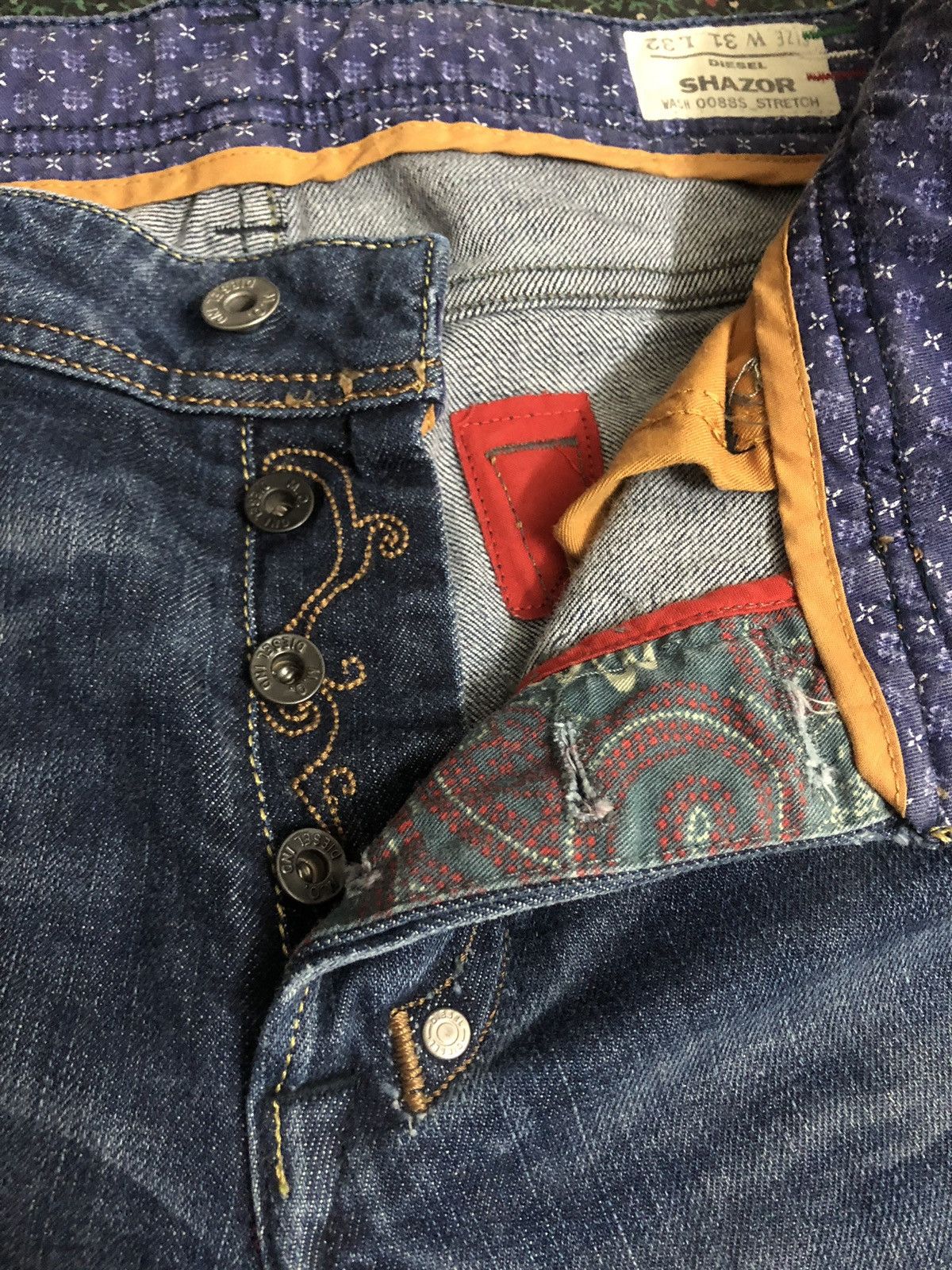 Diesel Awesome 🔥 Distressed Diesel Bootcut Denim Size US 31 - 7 Thumbnail