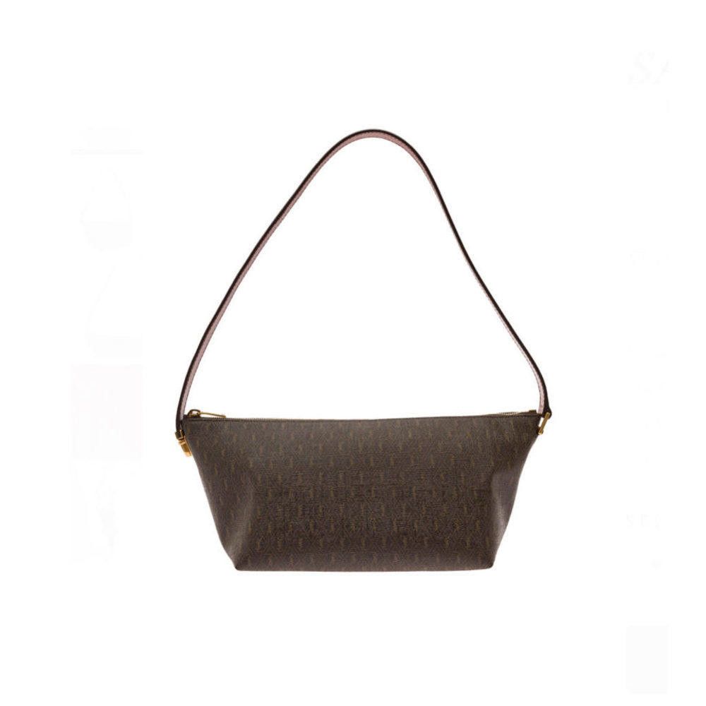 Saint Laurent YSL Monogrammed Cassandre Canvas Leather Bag