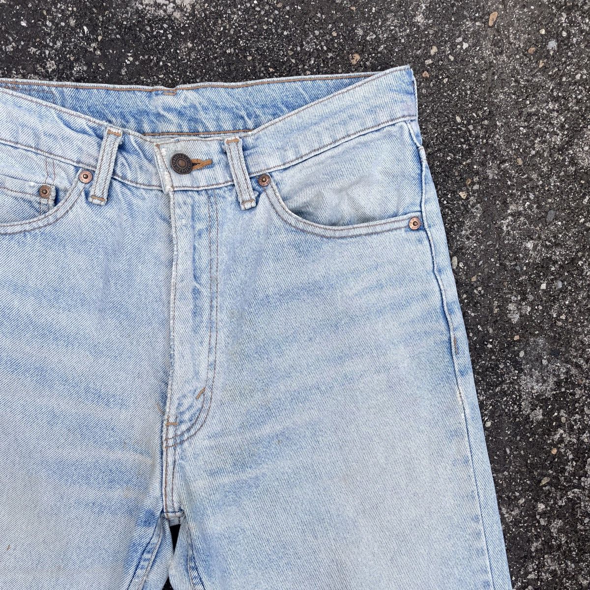 Levi's Vintage 90s Levis Distressed Denim Jeans Size US 30 / EU 46 - 2 Thumbnail