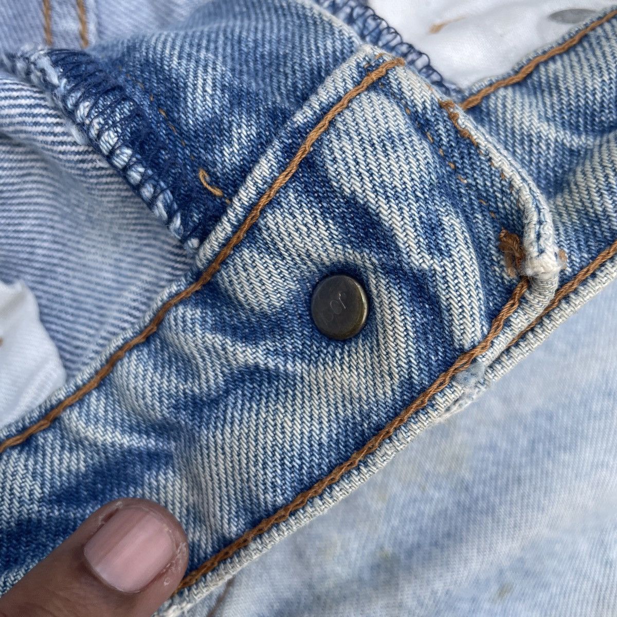 Levi's Vintage 90s Levis Distressed Denim Jeans Size US 30 / EU 46 - 5 Thumbnail