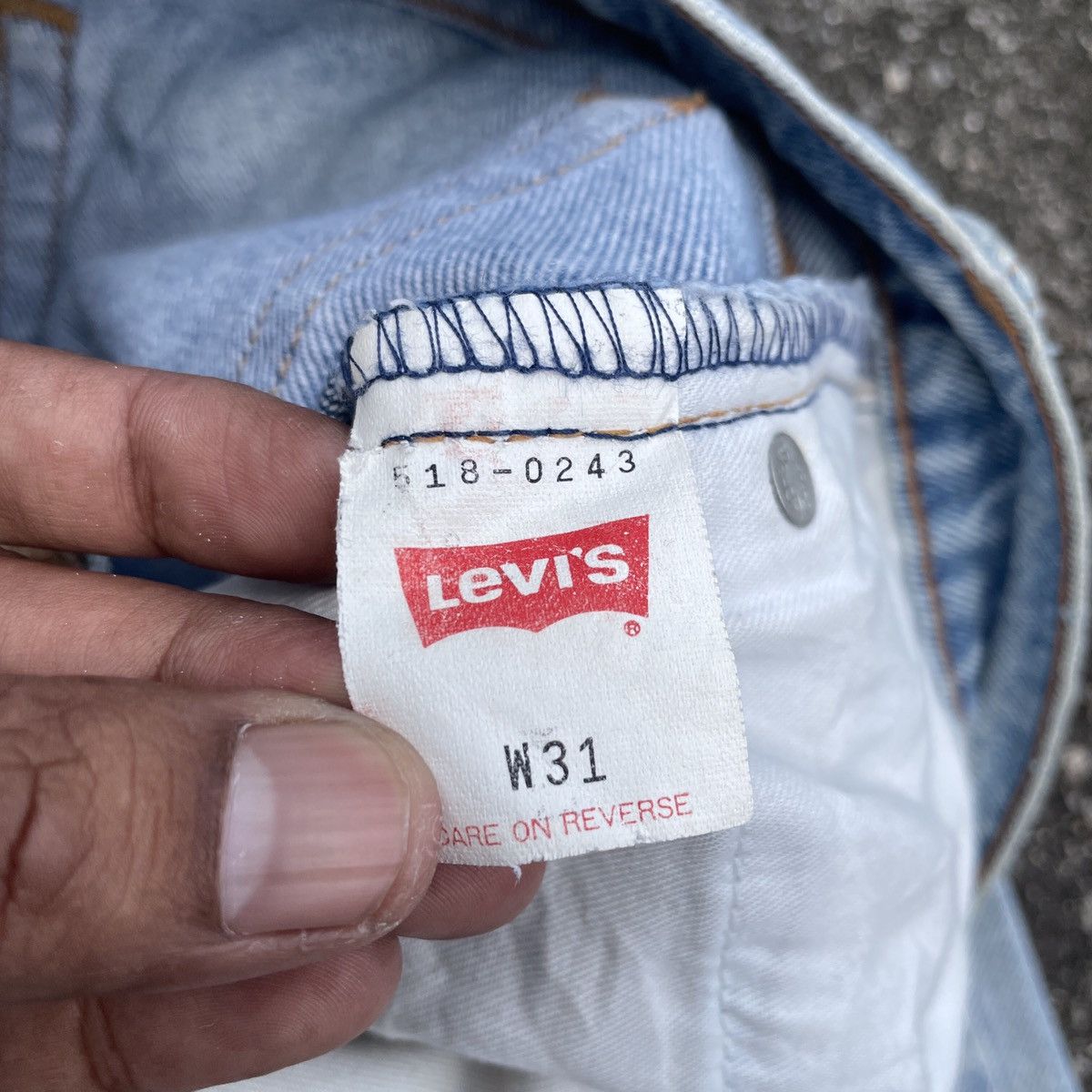 Levi's Vintage 90s Levis Distressed Denim Jeans Size US 30 / EU 46 - 7 Thumbnail