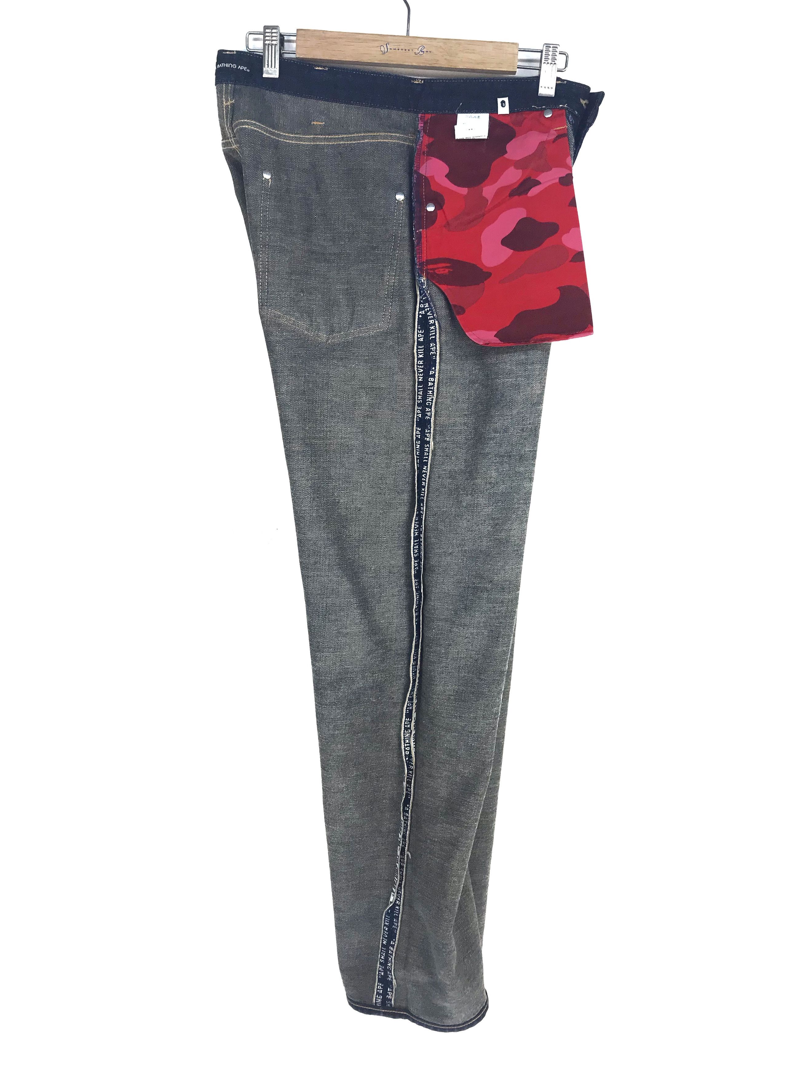 Bape Bape A BATHING APE Selvedge Denim Jeans Size US 31 - 21 Thumbnail