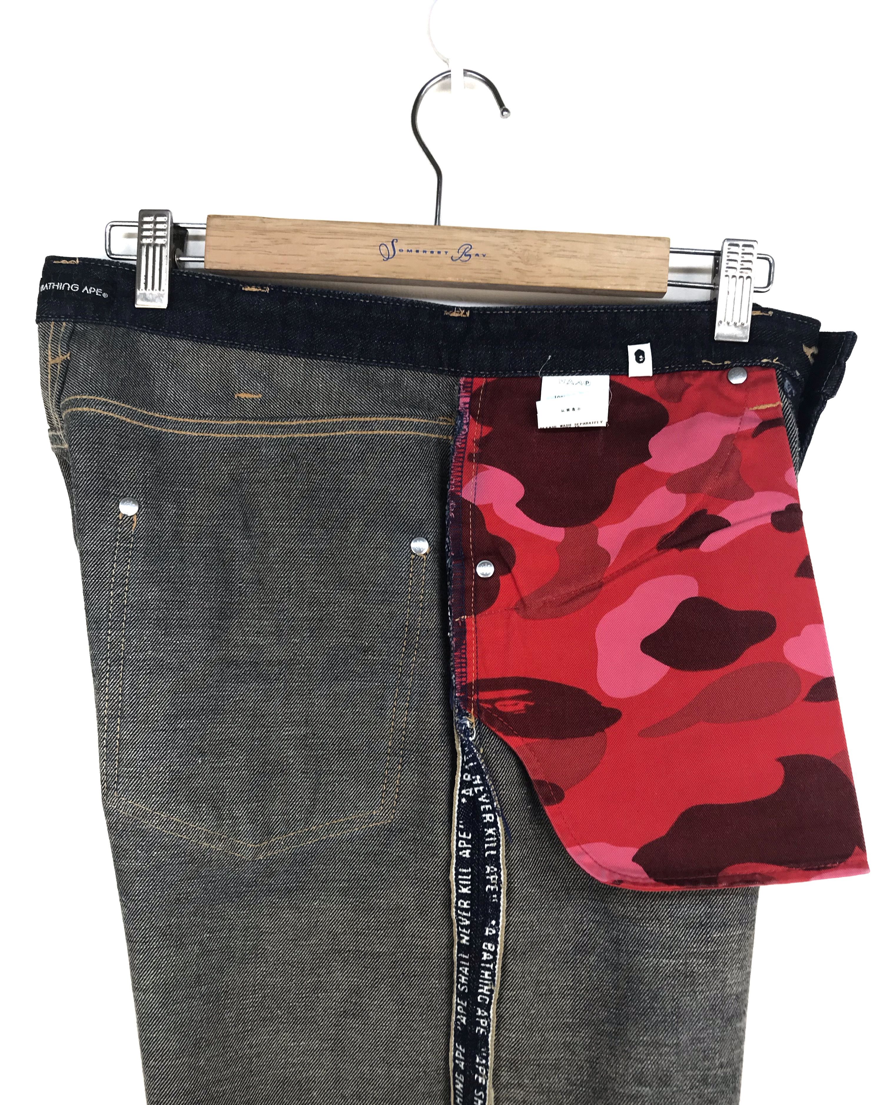 Bape Bape A BATHING APE Selvedge Denim Jeans Size US 31 - 20 Thumbnail