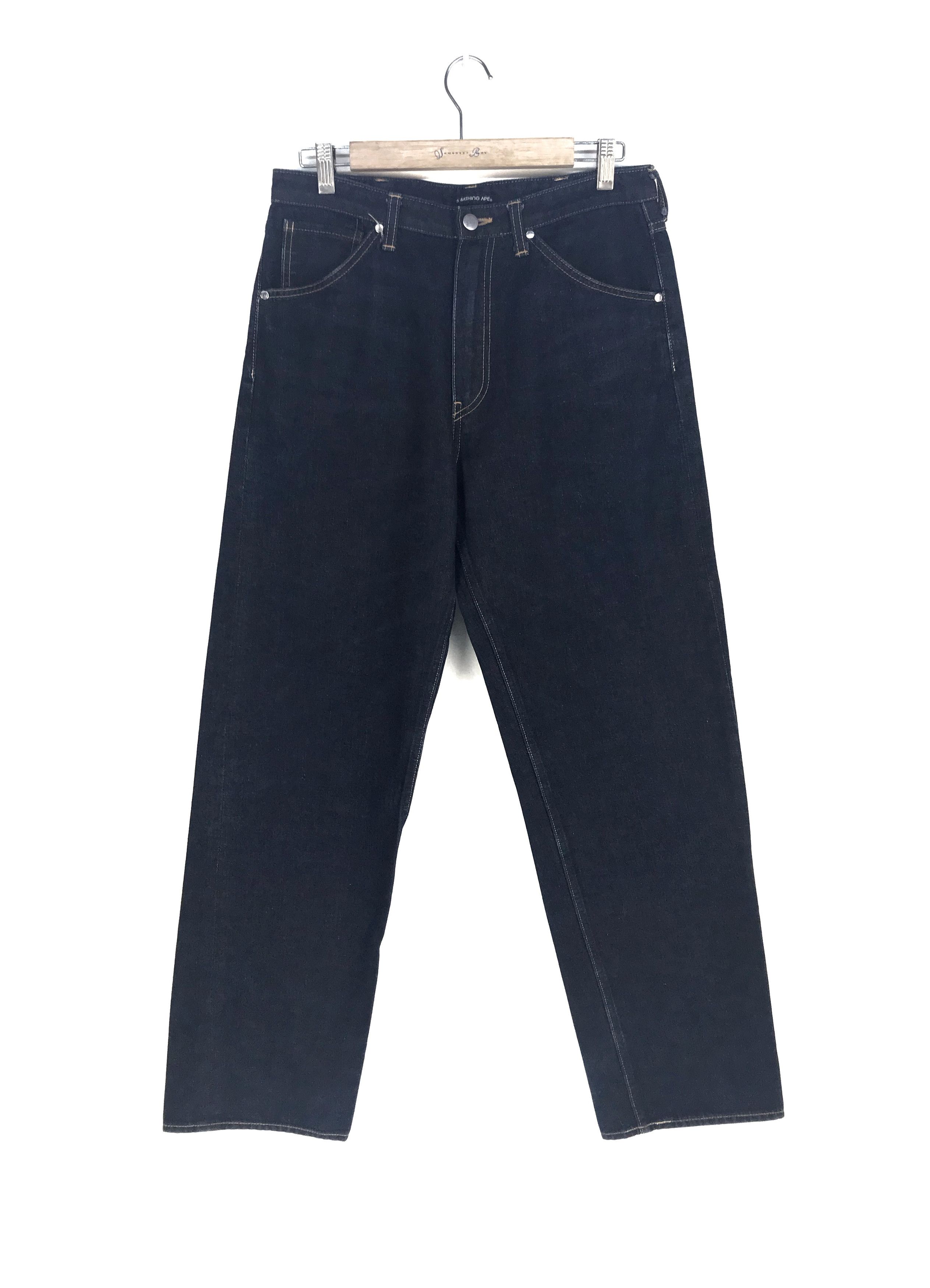 Bape Bape A BATHING APE Selvedge Denim Jeans Size US 31 - 10 Thumbnail