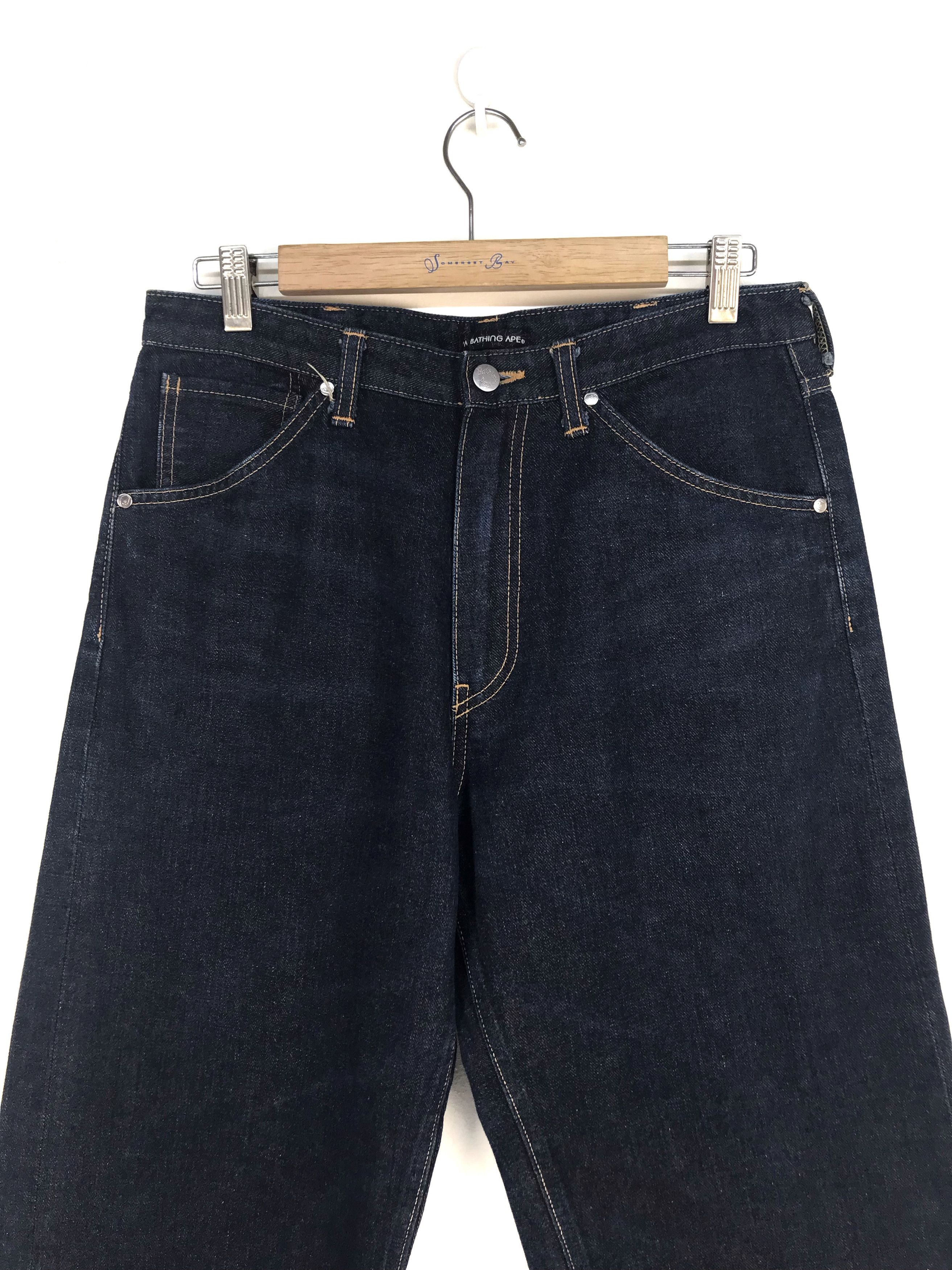 Bape Bape A BATHING APE Selvedge Denim Jeans Size US 31 - 11 Thumbnail